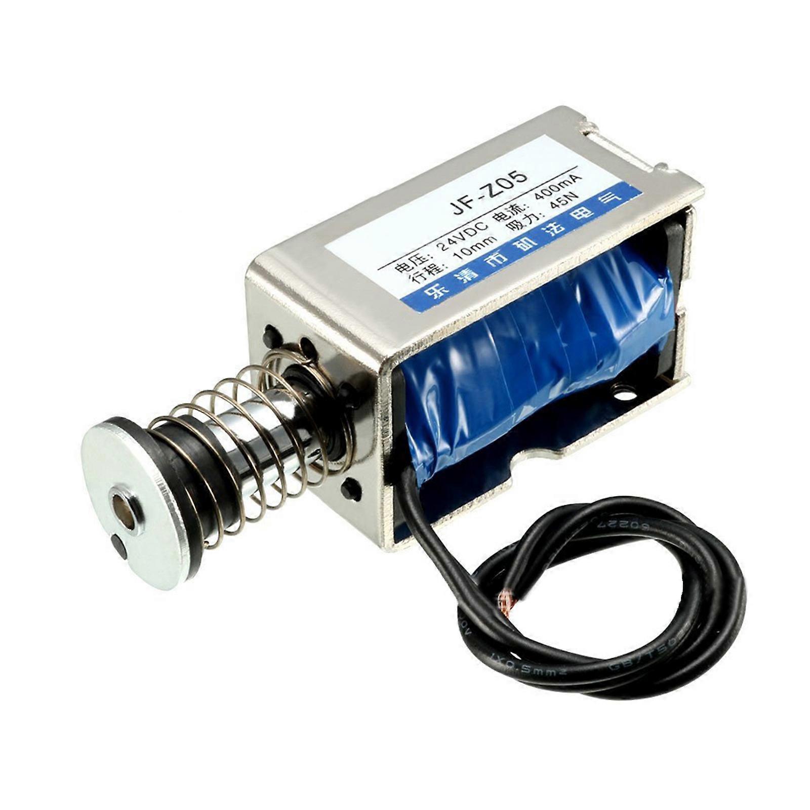 DC12V/24V Open Frame Electromagnet keepping Force 5N Travel 10mm Linear Solenoid Pull Type Solenoid Electromagnet