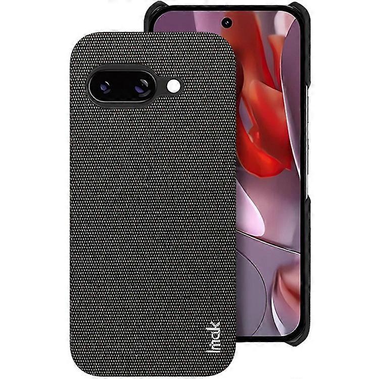IMAK Ruiyi Series Compatible For Google Pixel 9a Case Fabric Texture Leather+PC Phone Back Cover