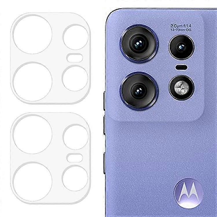 2Pcs Compatible For Motorola Edge 50 Pro 5G Tempered Glass Camera Lens Protector 3D Arc Edge