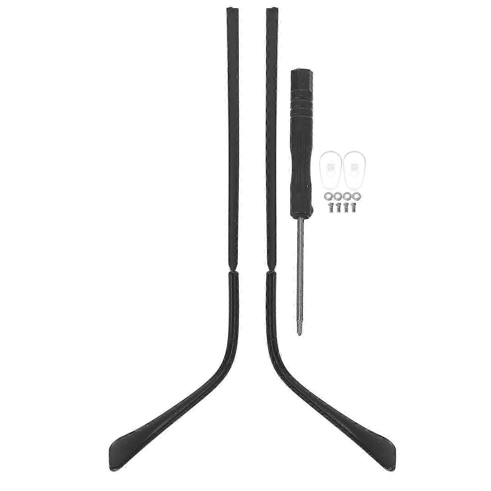 1 paire de branches de lunettes de rechange universelles en métal