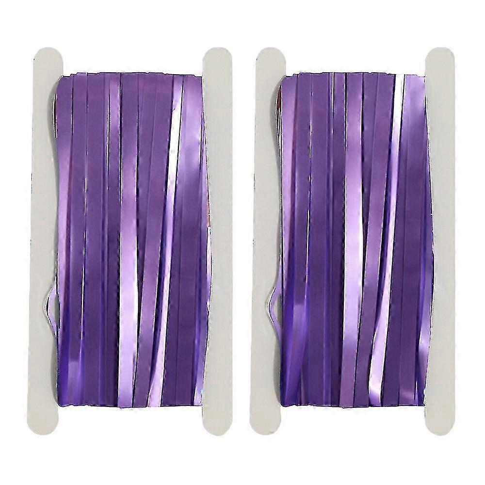 2er Pack Metallfolie Quaste Vorhang Party Dekor, 1x3m für festliche Feiern