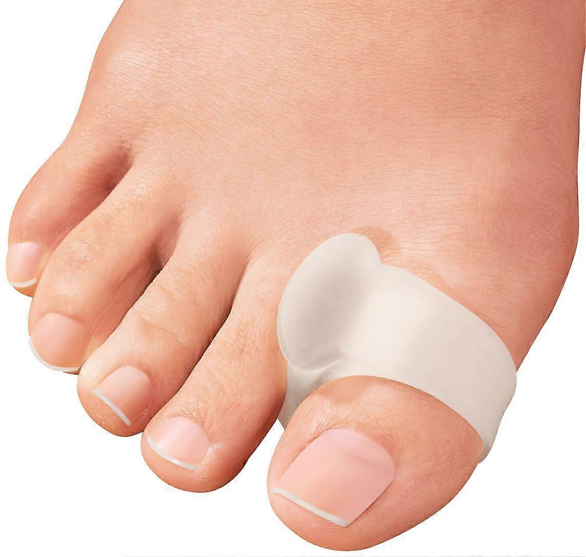 Gel Toe Separator, Toe Loop Spreader, 4-Pack, Soft Silicone Gel Material, Toe Alignment Aid