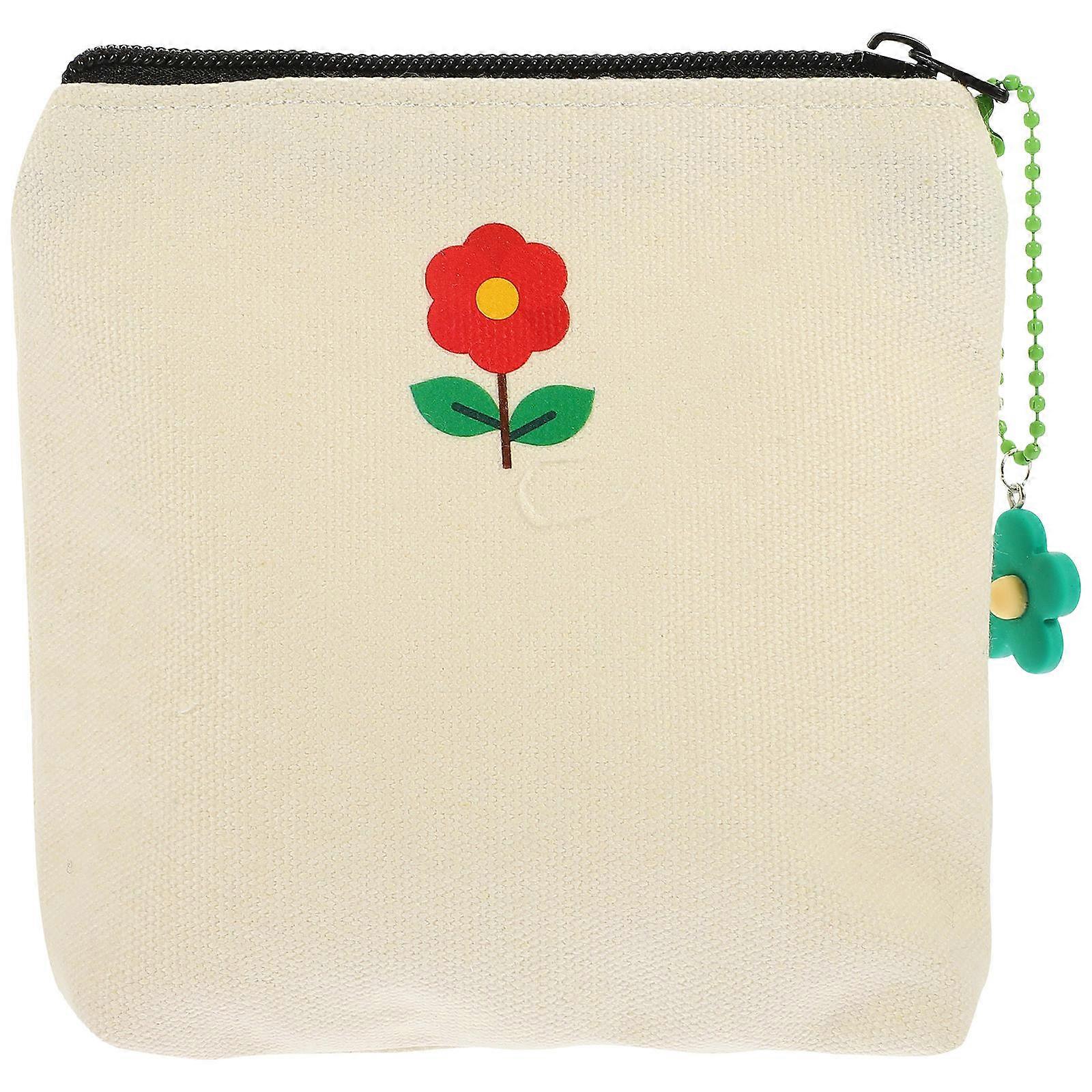 1 Pc Portable Data Cable Organizer Stylish Storage Bag Versatile Coin Pouch