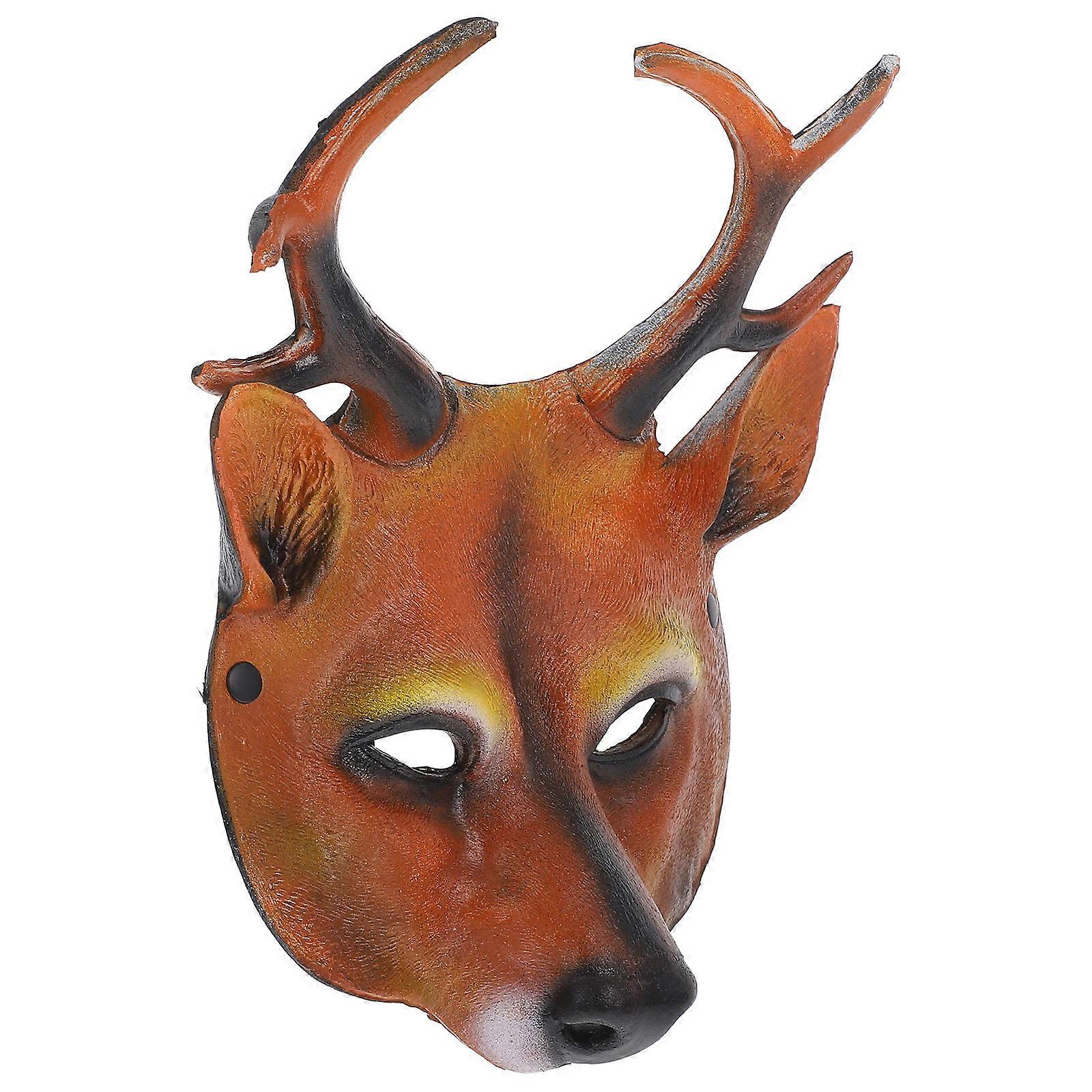 Antler Face Mask, Robust Construction for Exciting Social Gatherings