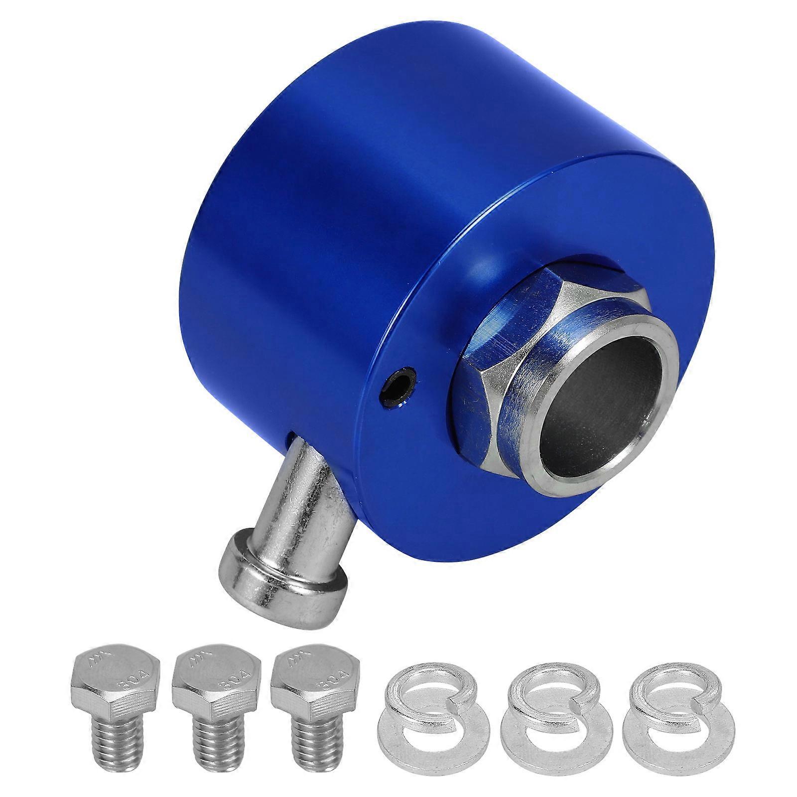 Quick Release Steering Wheel Hub Adapter Blue 6.7X5.7X4.1CM 360-Degree Rotation Stability 1 Set