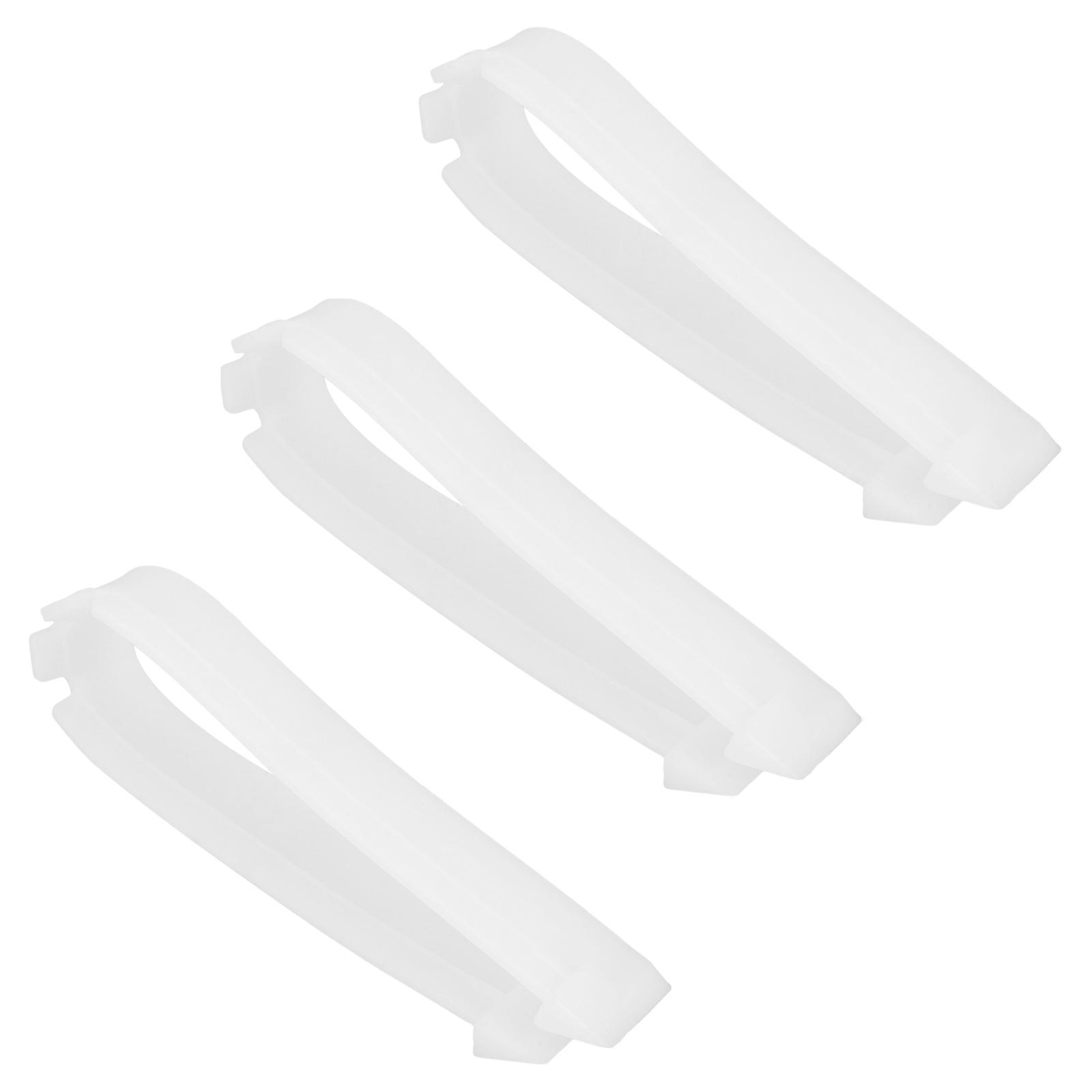 3pcs Replacement Window Wiper Strips Durable Silicone Squeegee for Floor Cleaning Non Scratch Home Bathroom Accessory