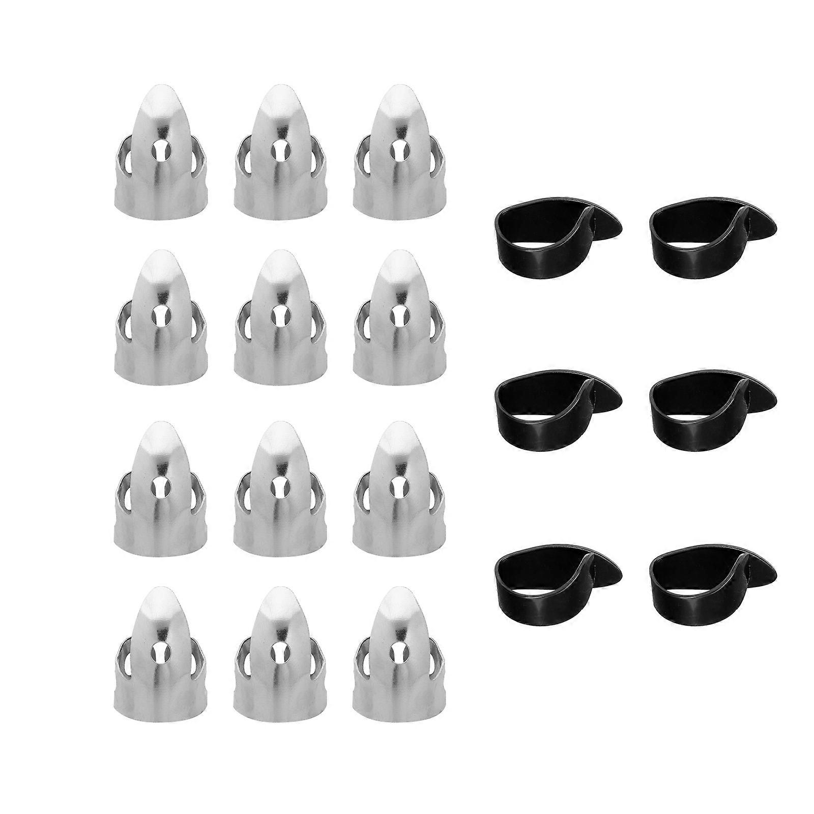 Adjustable Finger Picks Set for Ukulele and Guitar with Smooth Edges for Comfort and Protection – Ideal for Beginners
