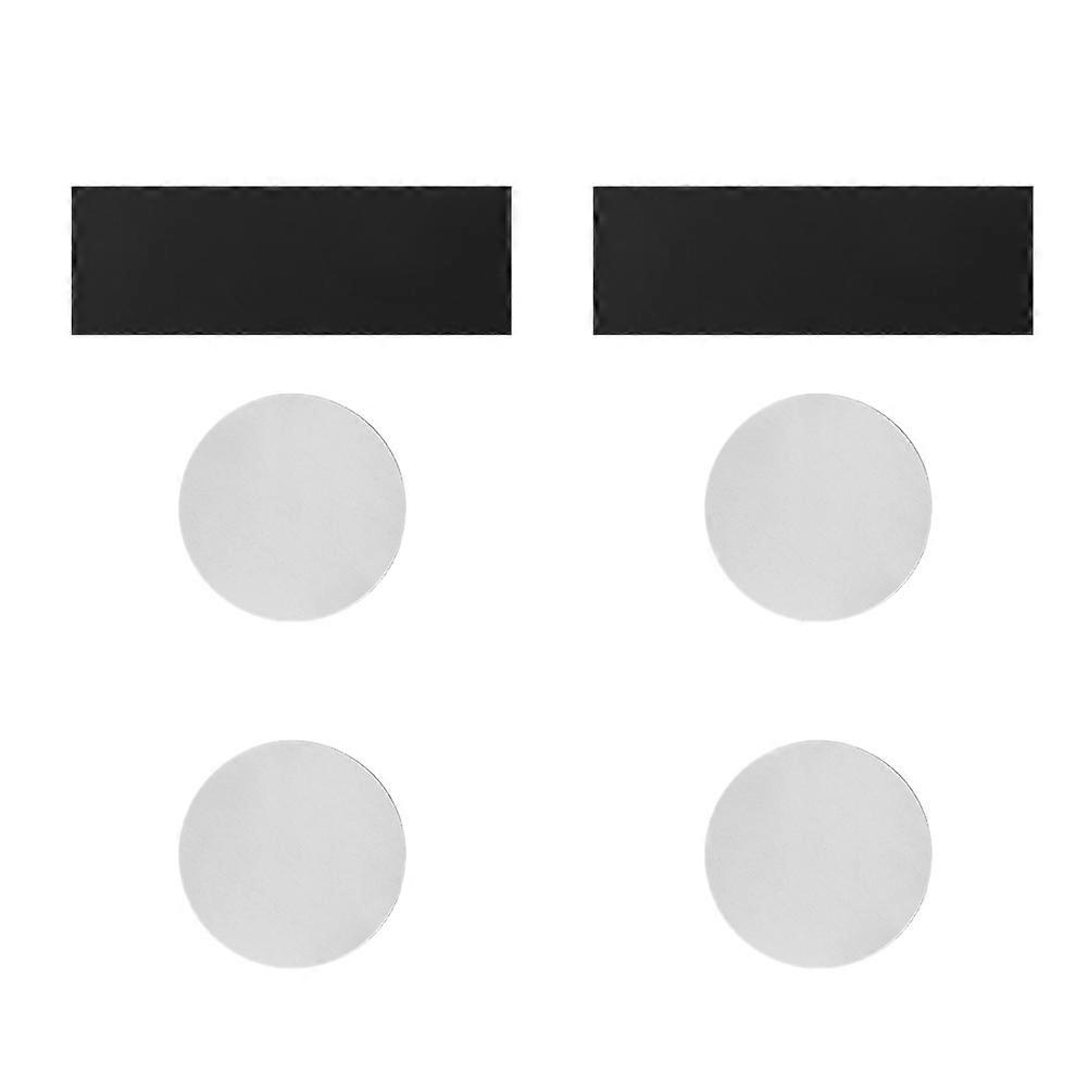 Self Adhesive Magnets Dots Magnet Tape Office Use Homeowners Fixing Objects Black Color 6Pcs