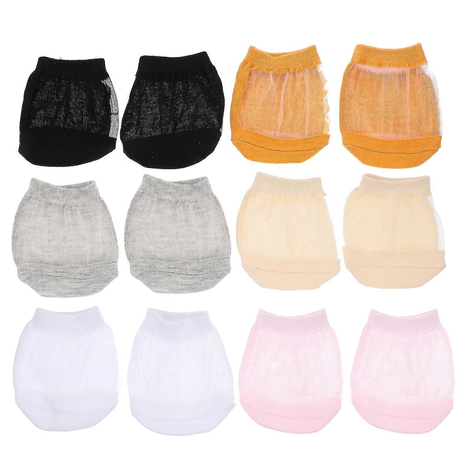 Socks Women Anti-Slip Mouth Invisible Forefoot Coverage Assorted Color 12Pack