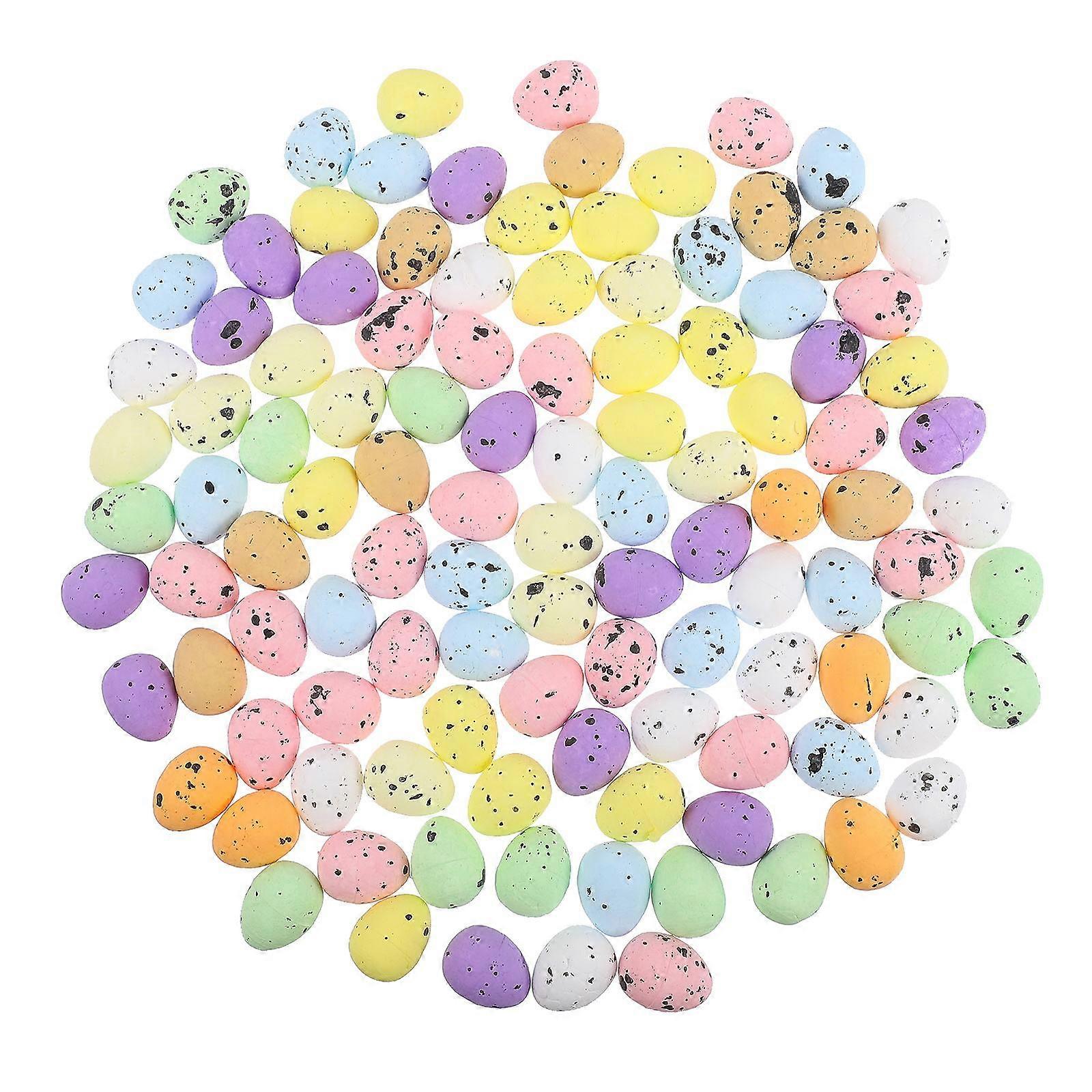 Eggs Hanging Ornaments Mini Easter Eggs Easter Party Foam 3x2x2cm Large 2Packs