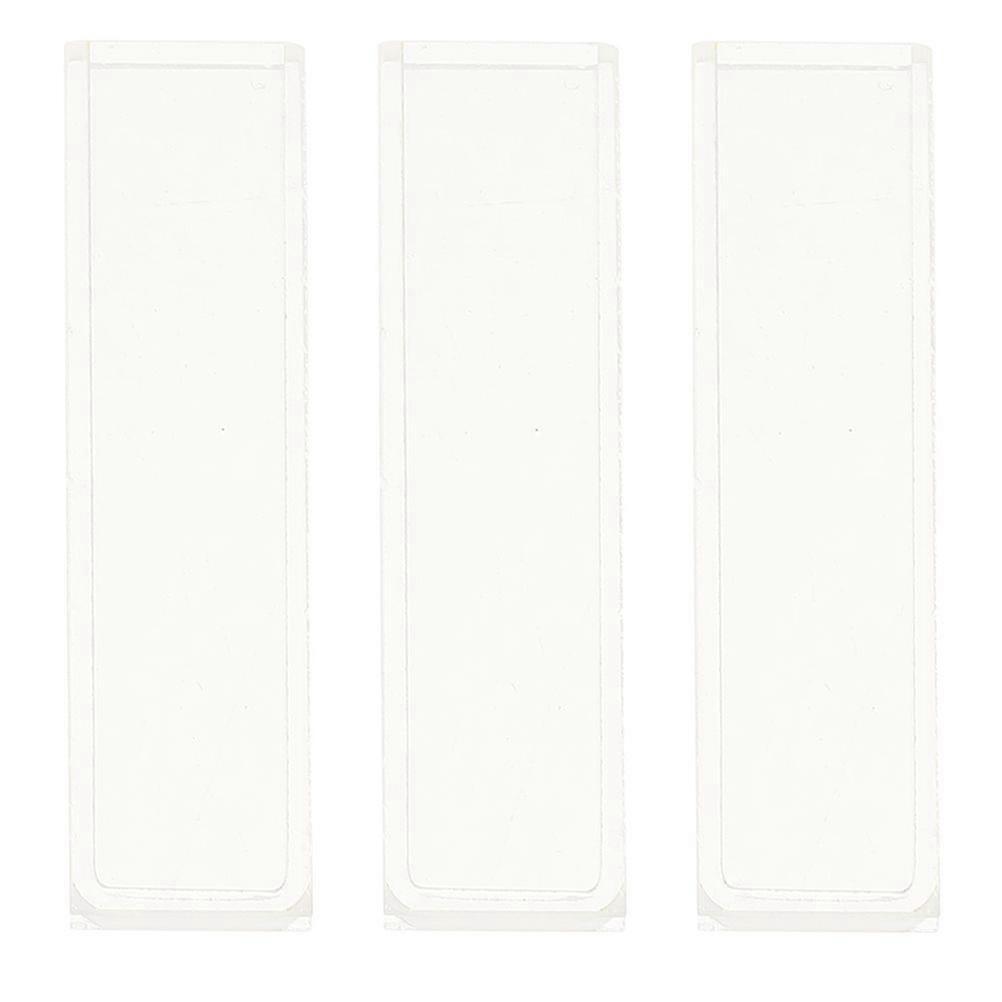 3pcs κυψελίδα κυττάρων Cuvette κυττάρων φασμάτων γυαλιού Cuvette μήκους διαδρομής Cuvette για τα εργαστήρια