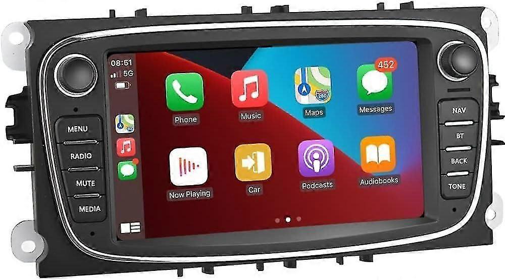 Car Radio Car Stereo Head Unit 7' Capacitive Touch Screen Car Multimedia Player GPS for Ford Focus