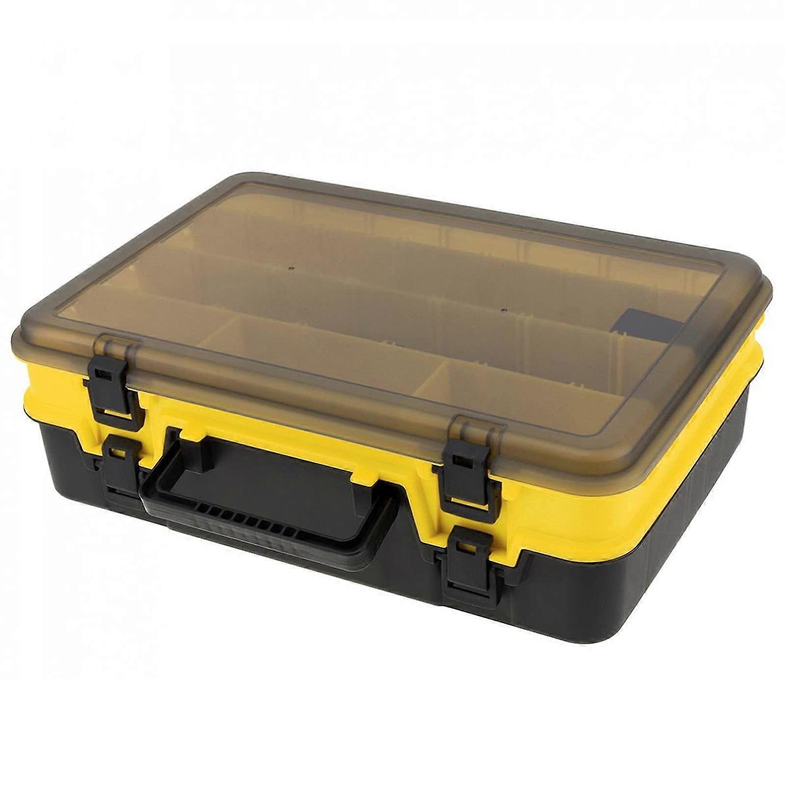 Tool boxes Multifunctional box Doublesided Thickened large Tackle Hardware Small parts Organizer Case for repair Fishing Storage Tool box