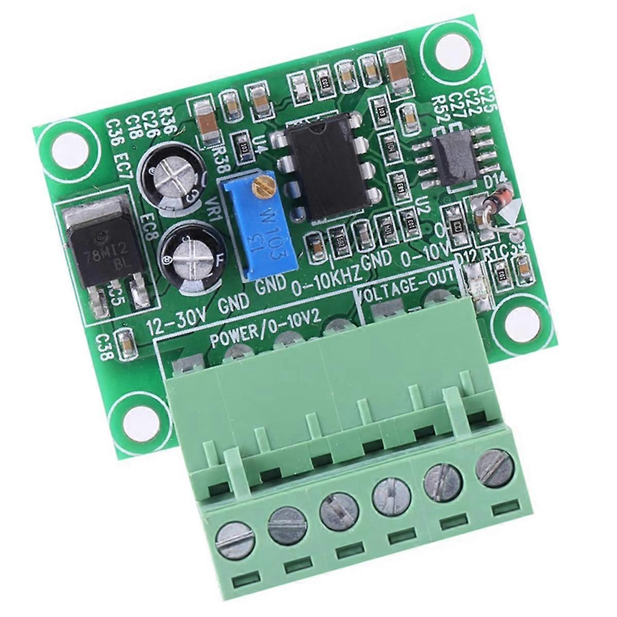 Frequency Conversion Voltage Converter 0-10V/5V F/V Digital to Analog Frequency Converter Interface Engraving Machine