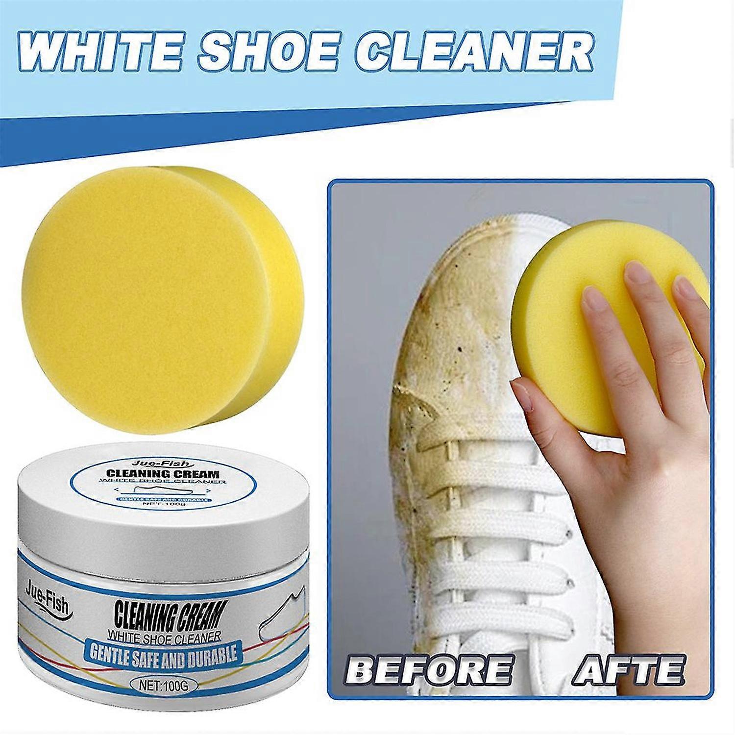Vit sko rengöring kräm skor Whitening rengöring kräm Avgulnande kräm