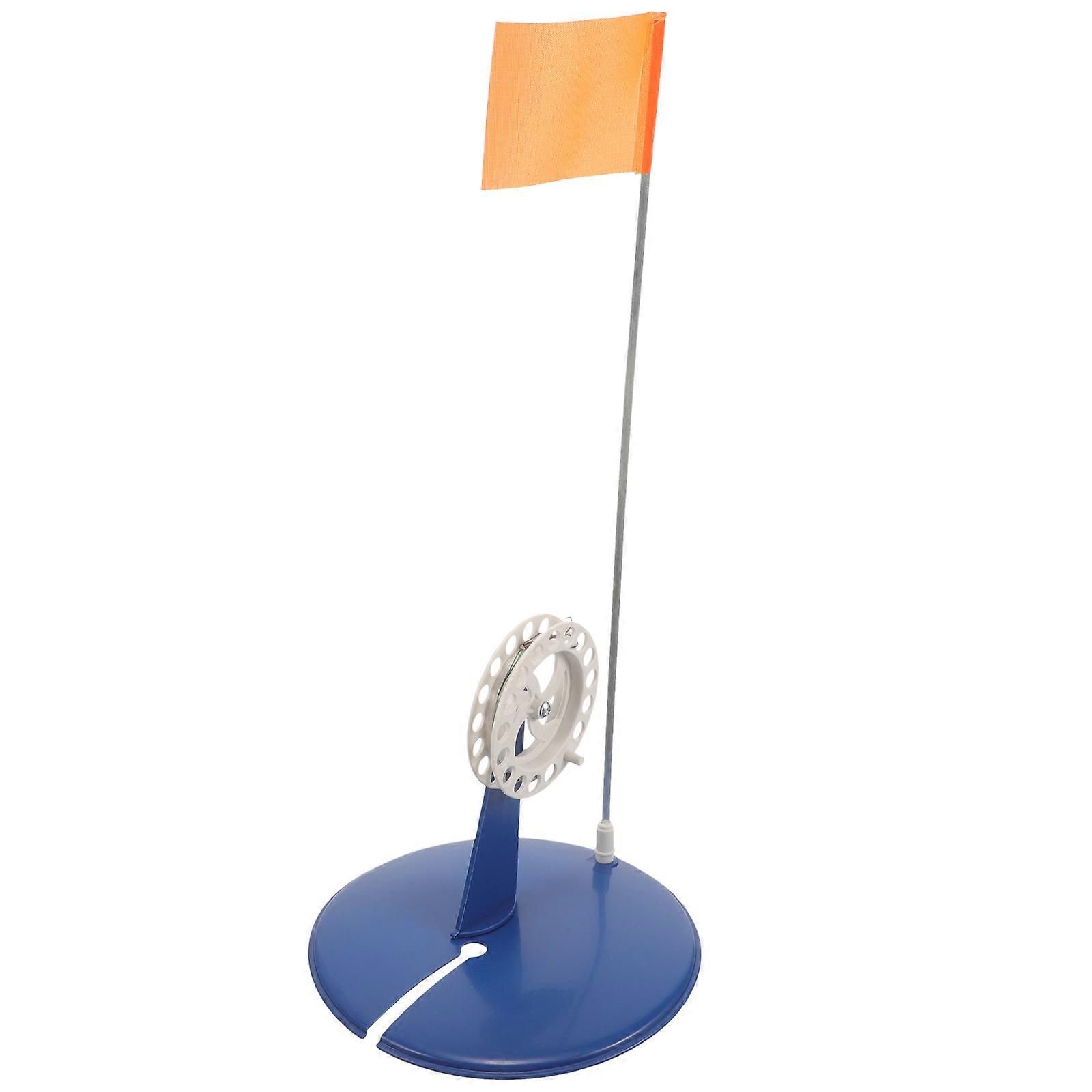 Compact Ice Fishing Flag Portable Tip-Up Angler Floating Design Anti-cold 45.00X19.50X19.50cm 1Set
