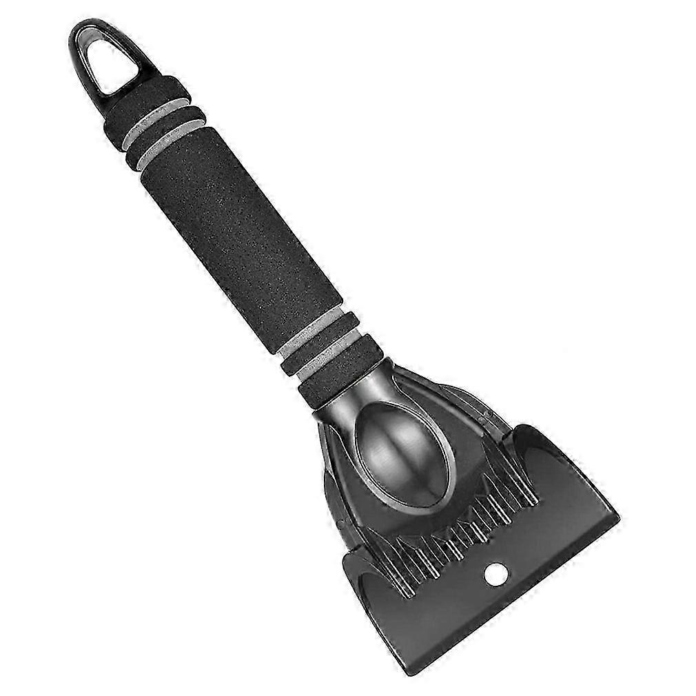 Auto Window Winter Ice Scraper and Snow Remover Tool for Quick Clean Glass, Windshield Breaker Brush and Shovel Supplies for Winter Conditio