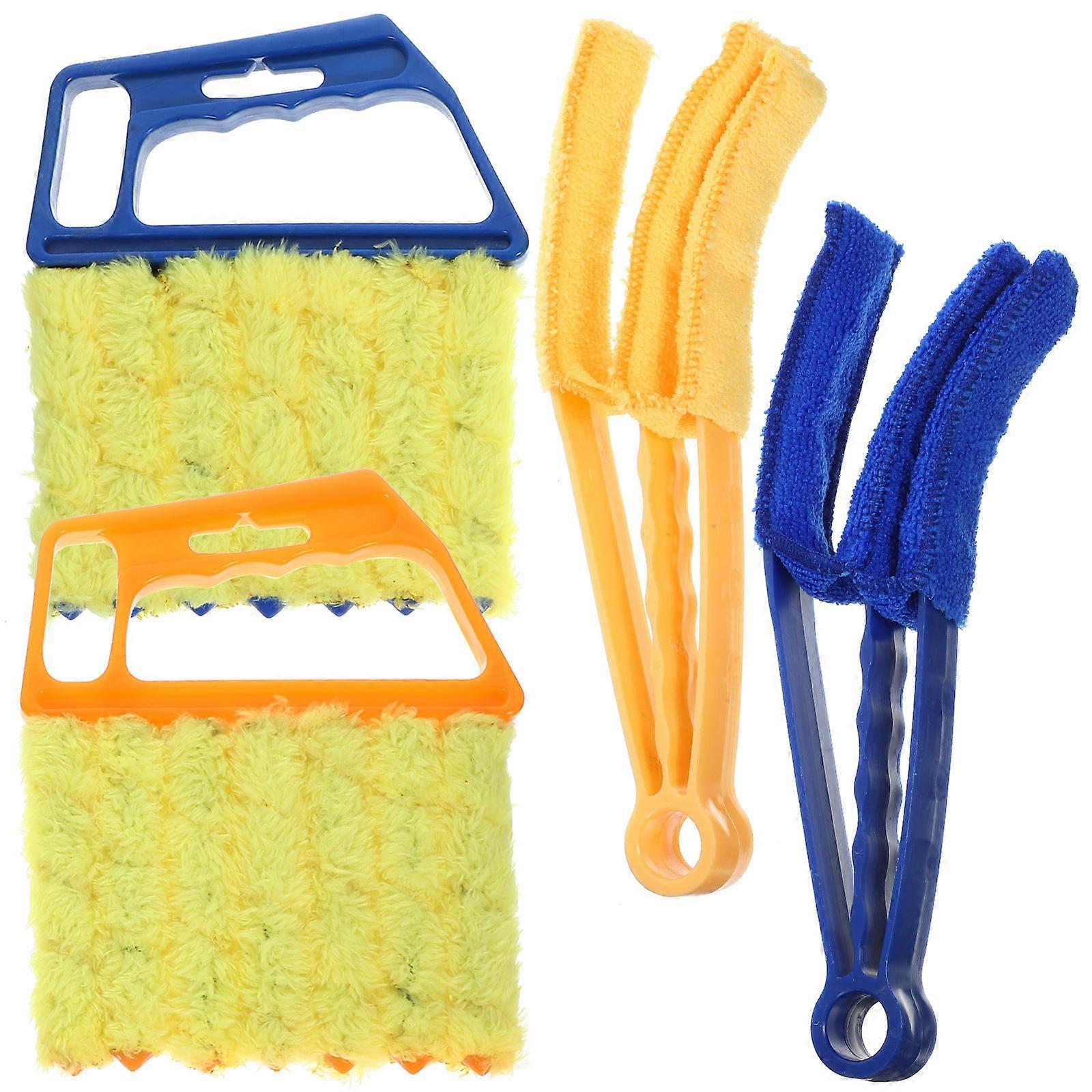 Blind Duster Microfiber Blind Cleaner Air Conditioner Cleaning Assorted Color 4Pcs