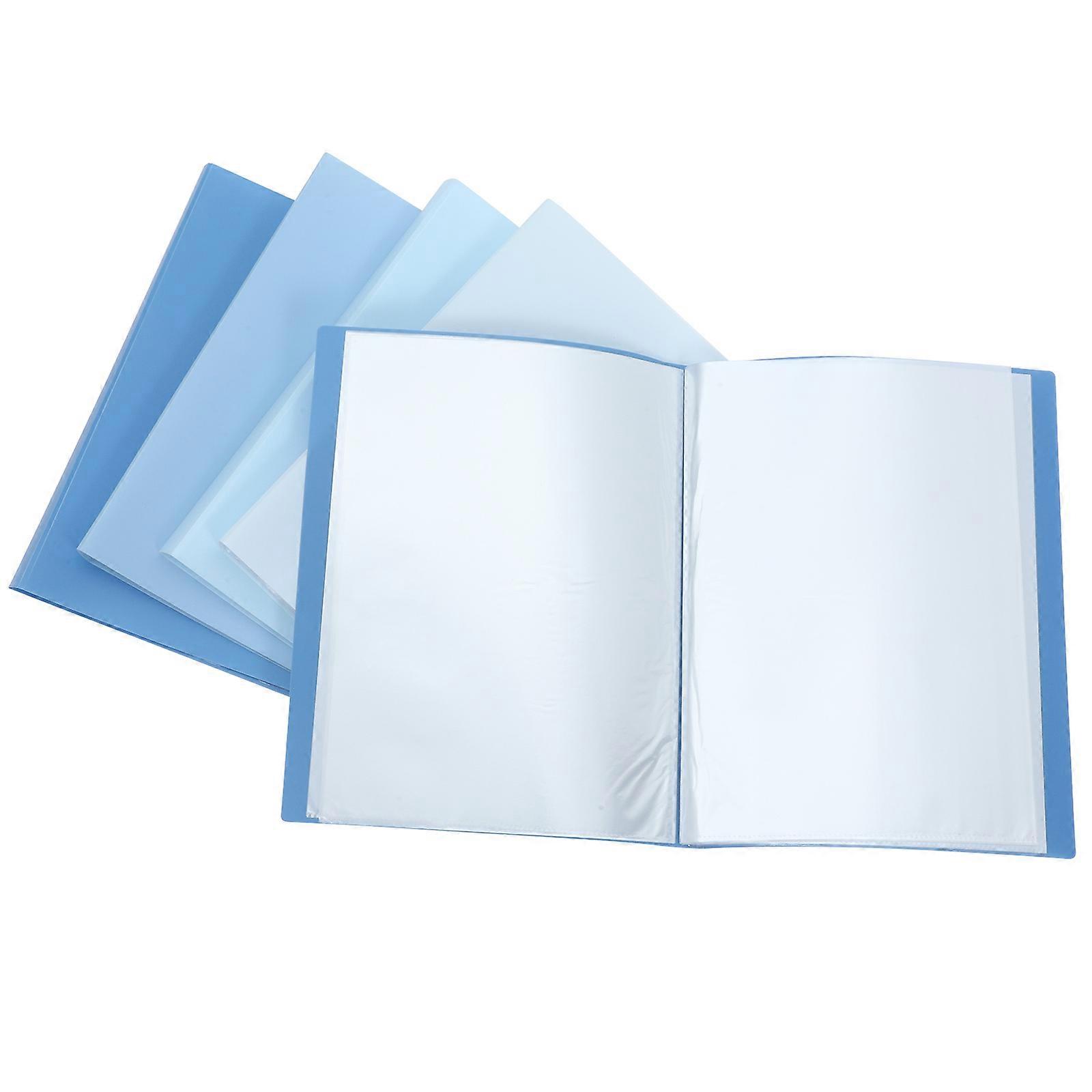 File Folder Organiser Bill Organization Travel PP Material Rectangular Shape 12.18X9.04X0.98in 5Pcs