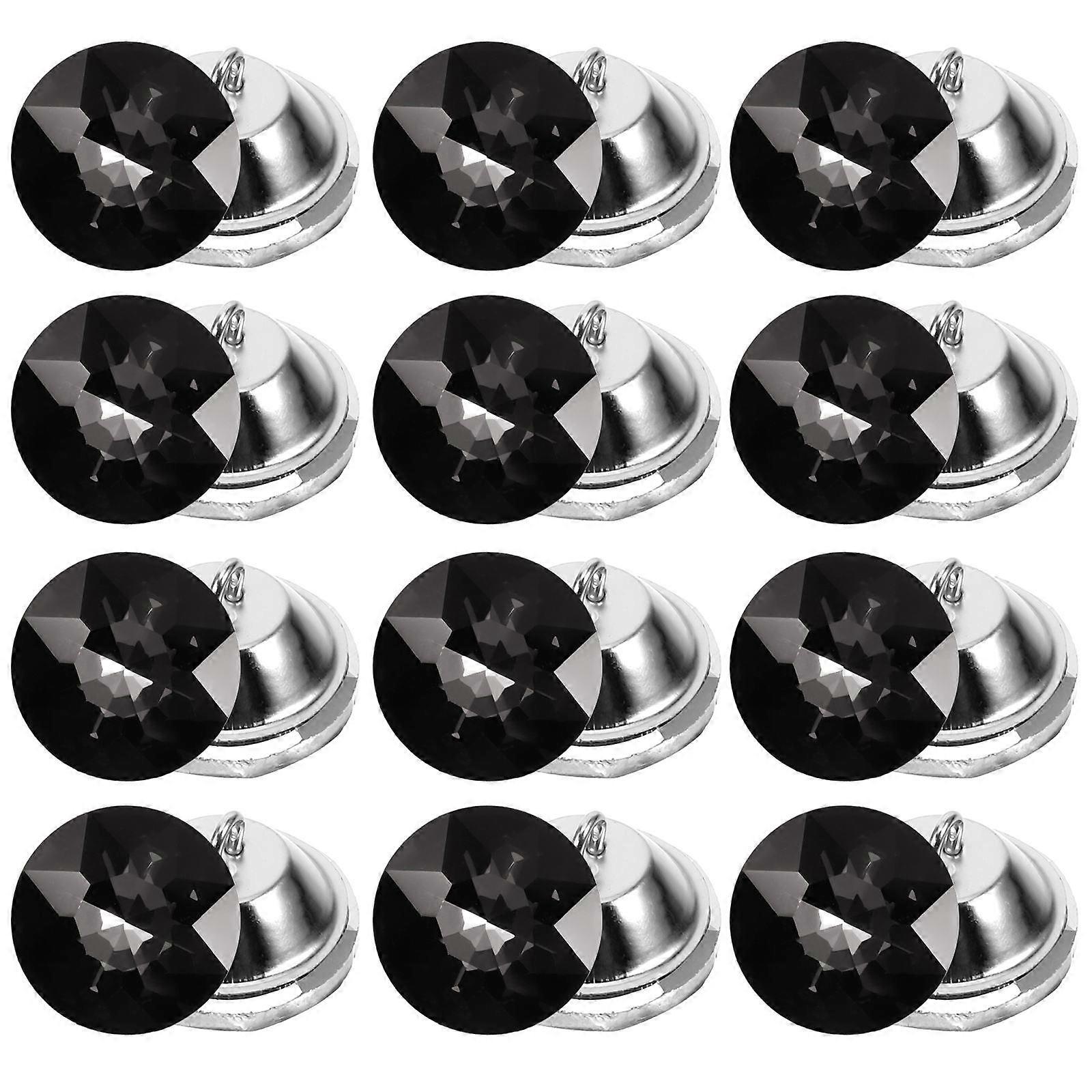 Crystal Upholstery Buttons Sofa Sewing Buttons Decorative Buttons Embellishments 25Pcs