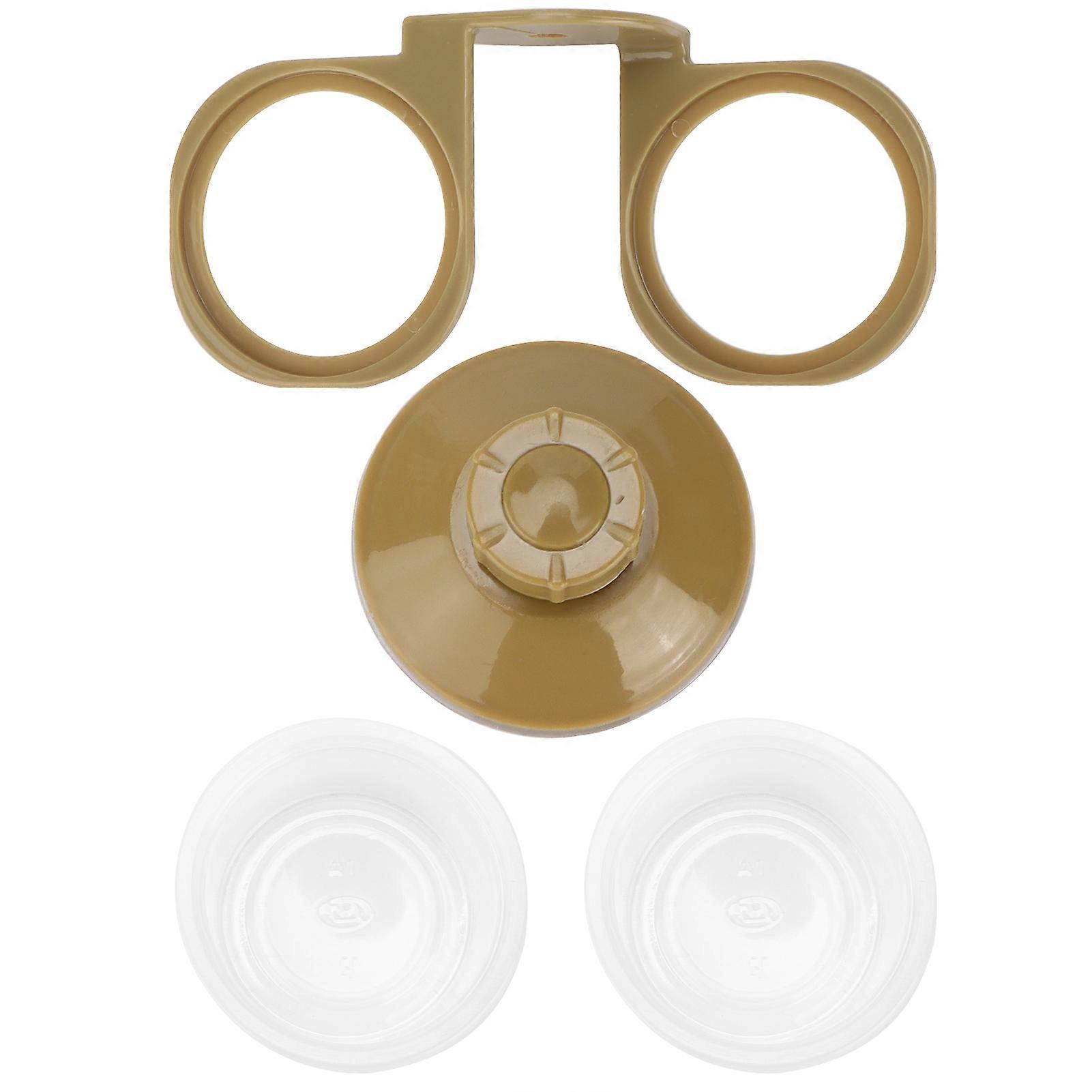 Hanging Food Bowl Single and Double Basins Drinking Water Type for Snakes Lizards Horned Frogs and Other Small ReptilesHanging Double Basin