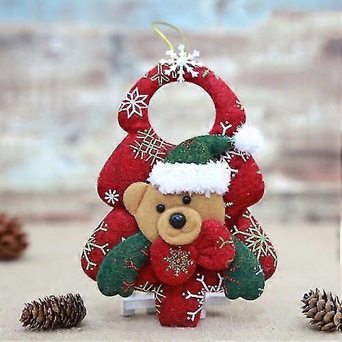10 Pcs Christmas Ornaments Christmas Tree Three-dimensional Non-woven Fabric Pendant