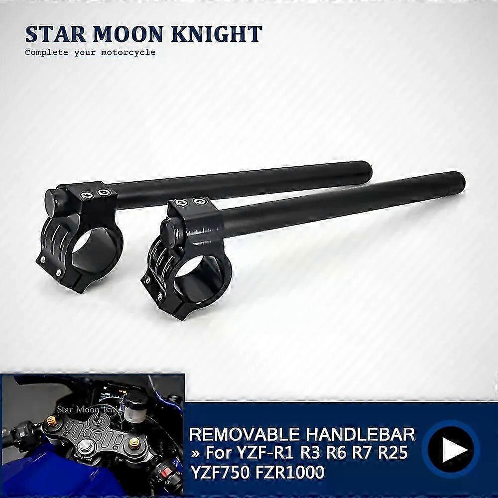 Adjustable Clip On Handlebar for Compatible Yamaha Models YZF-R1, R7, R6, R3, R25