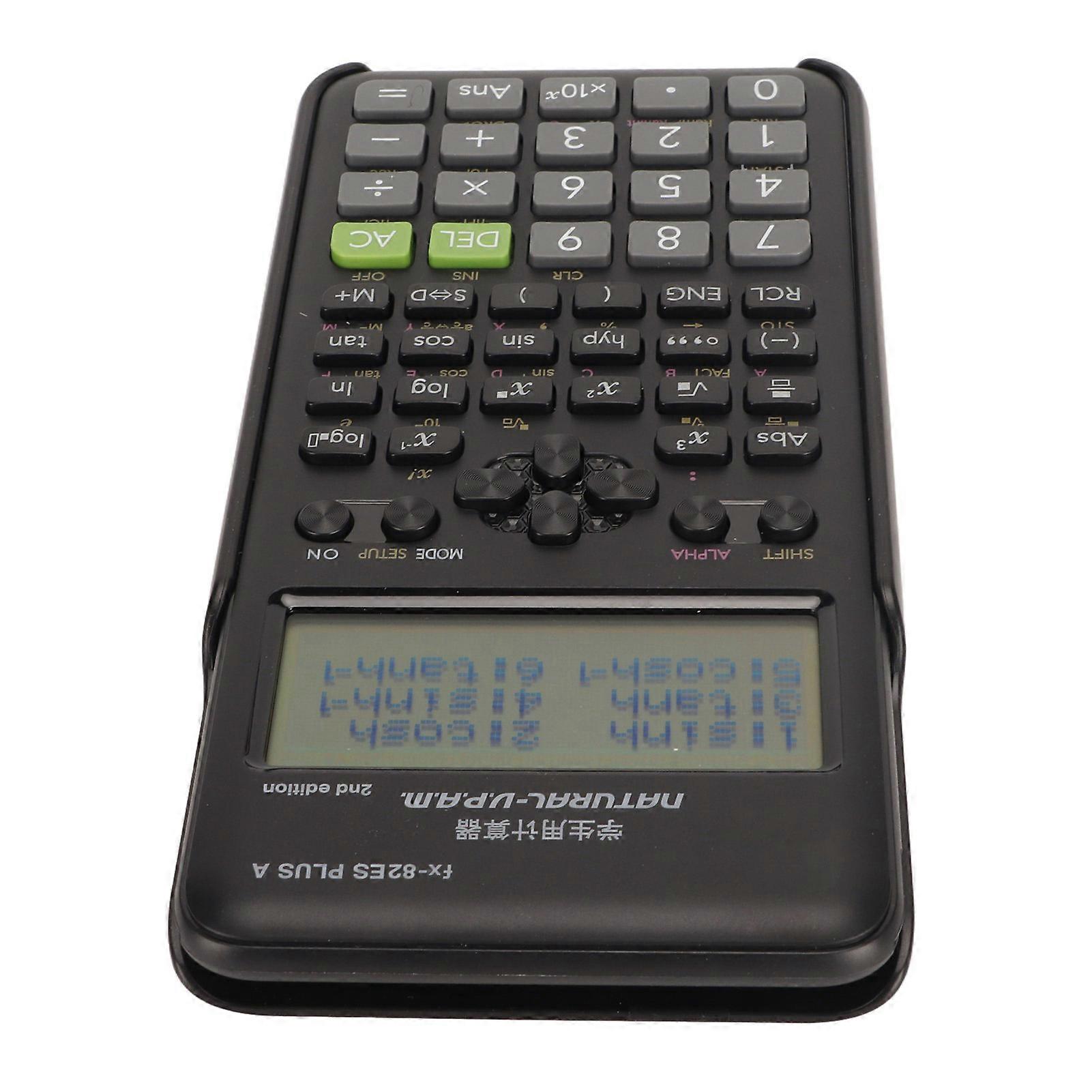 Scientific Calculator for Students with Lid Palm Rejection Clear Numbers Battery Powered Function Calculator for High School 