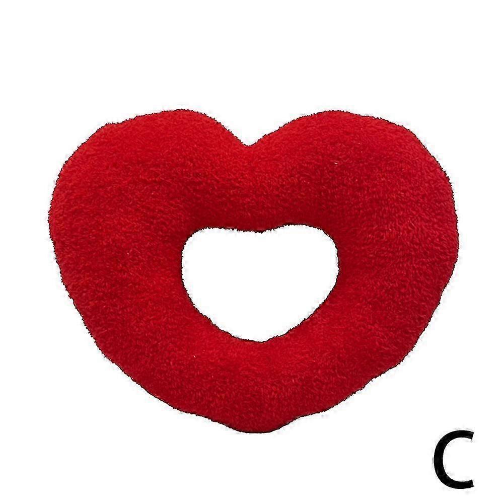Heart Shape Decorative Throw Pillow Stuffed Plush Cushion Soft Doll Toy
