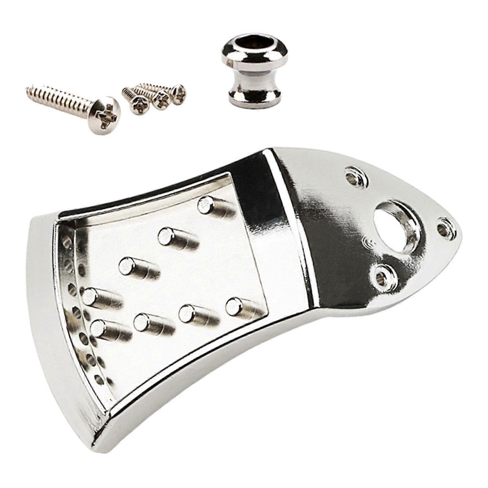 Triangle Mandolin Tailpiece With Buckle And Screws Musical Instrument Accessories For 8-String Mandolin Guitar