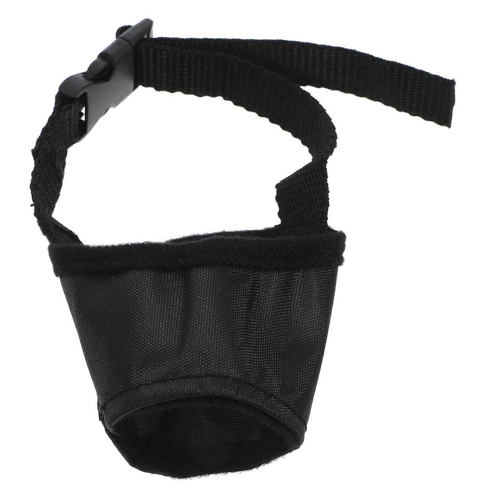 Adjustable Muzzle Breathable Mouth Mask For Small Dogs Chihuahua Shih Tzu Bulldog - Durable And Comfortable, Size Small