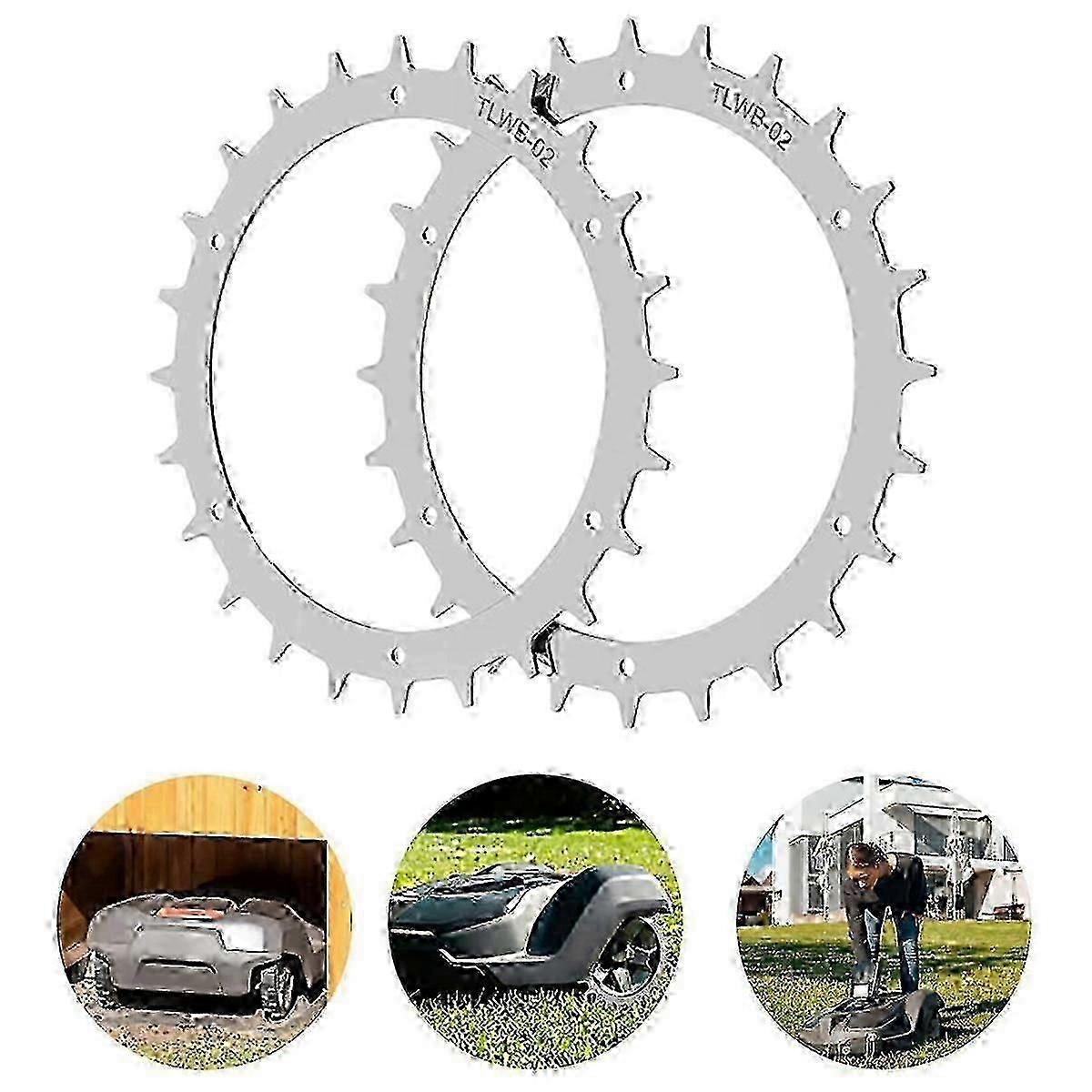 Robotic Mower Traction Improved Auxiliary Wheels For Worx Landroid L - FFA