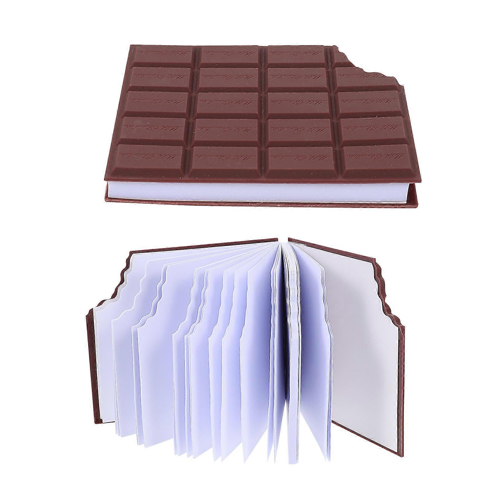 Novelty Notepad Chocolate Shaped For Everyday Use 2Pcs