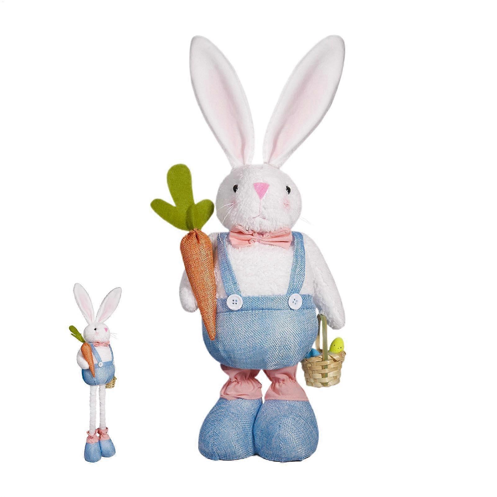 Easter Bunny Dolls, Standing Rabbit Doll, Cute Holiday Rabbit Standing Sign