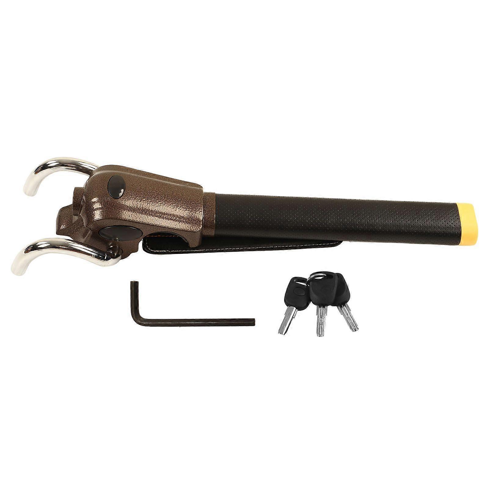 Car Steering Wheel Lock Fast Locking Adjustable Safe Scratch Resistant Universal for Vehicle