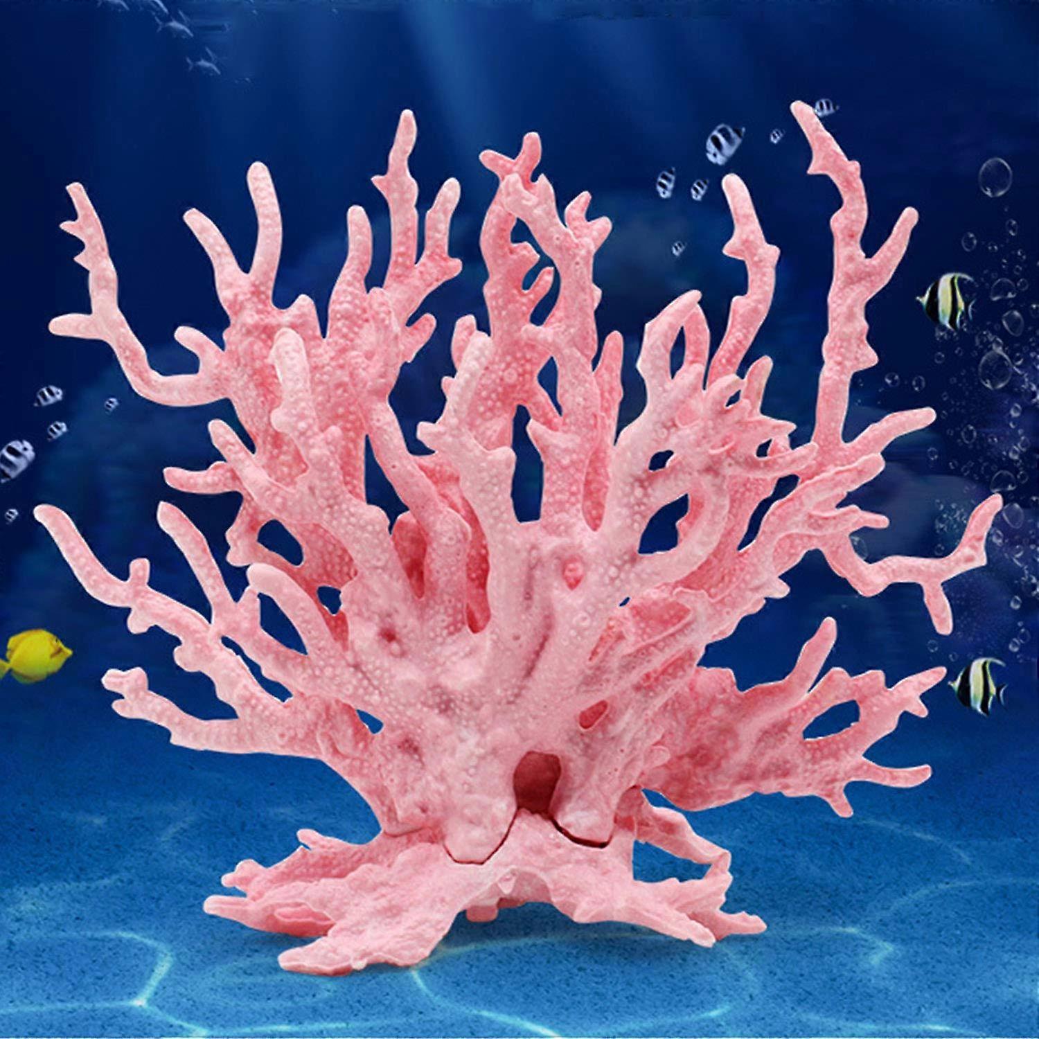 Artificial Coral Aquarium Plastic Aquarium Decoration Rose