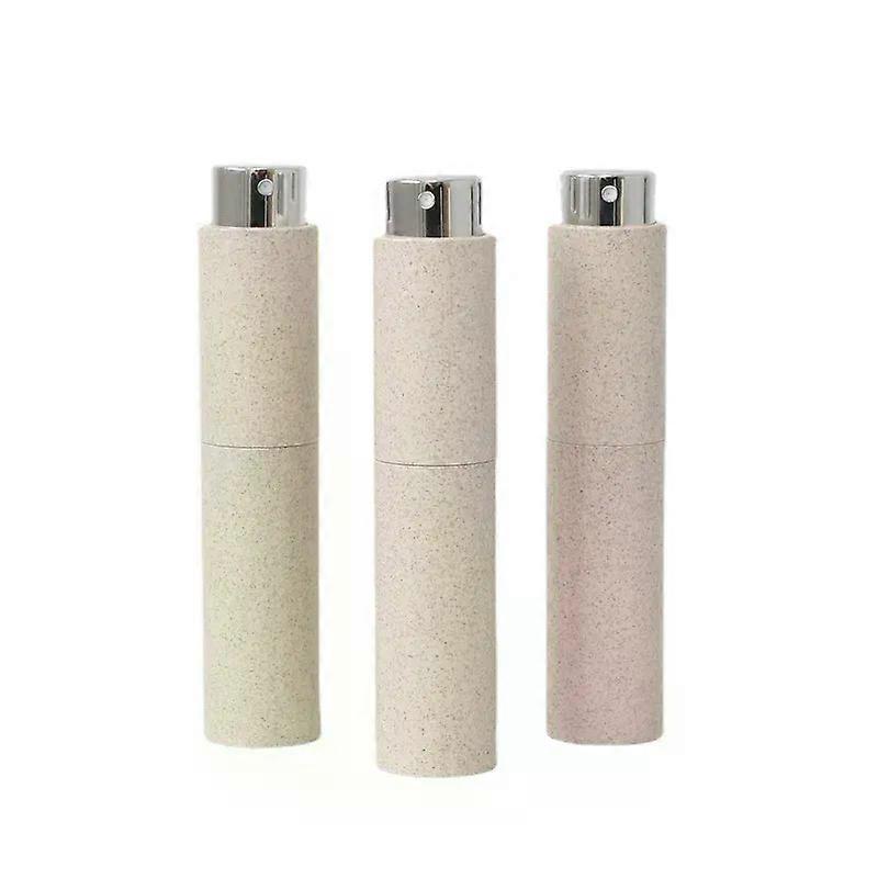 Wheat Straw Small Spray Bottle White Pla Biodegradable Refill Bottle 10ml Rotating Spray Bottle