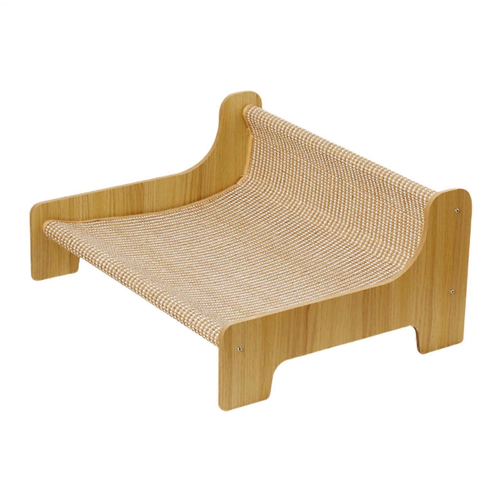 Cat Scratching Sofa Scratching Furniture with Lounging Area, Interactive Sisal Cat Toy with Furniture Protection for Home, Balcony, Terrace'