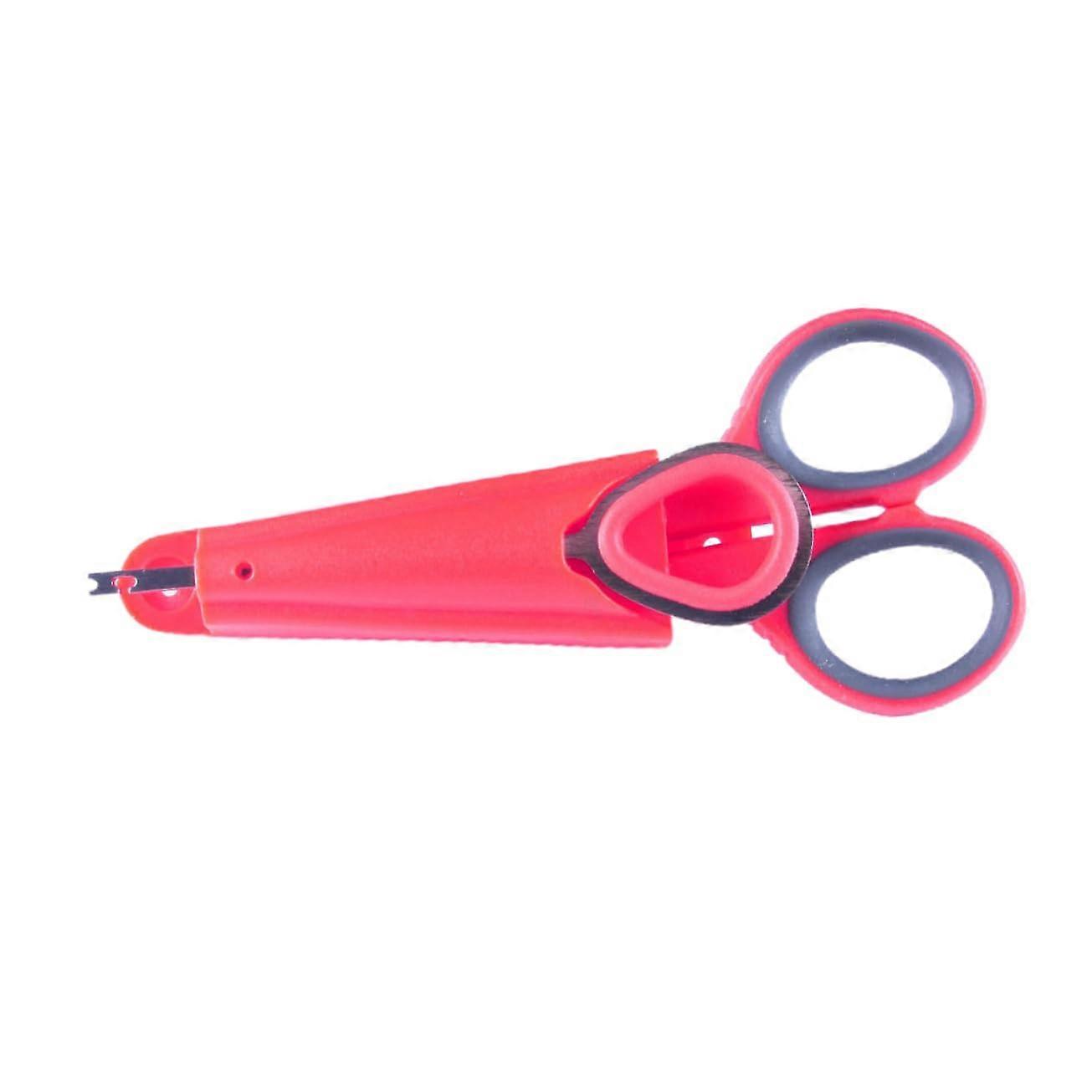 Anglers Scissors Set Stainless Steel Zigzag Fishing Line Cutter Bait Scissors Practical Fishing Gear