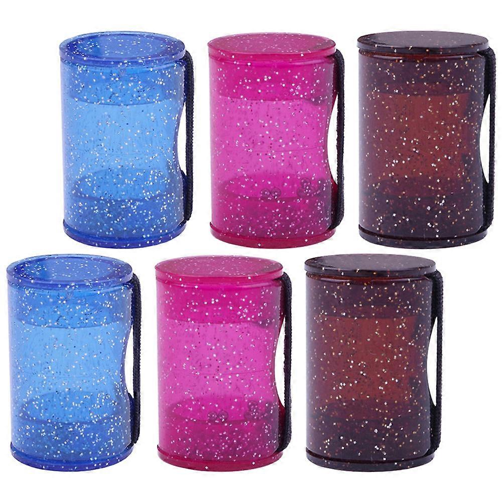 Percussion Shaker Finger Mini Percussion Toys Rhythm Accompaniment Metal 6Pcs