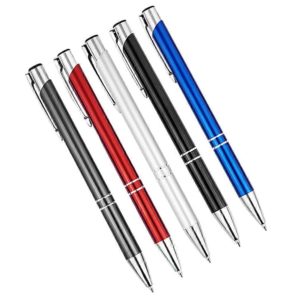 Note Taking Ballpoint Pens Practical Design Graduation Gifts Red 5Pcs
