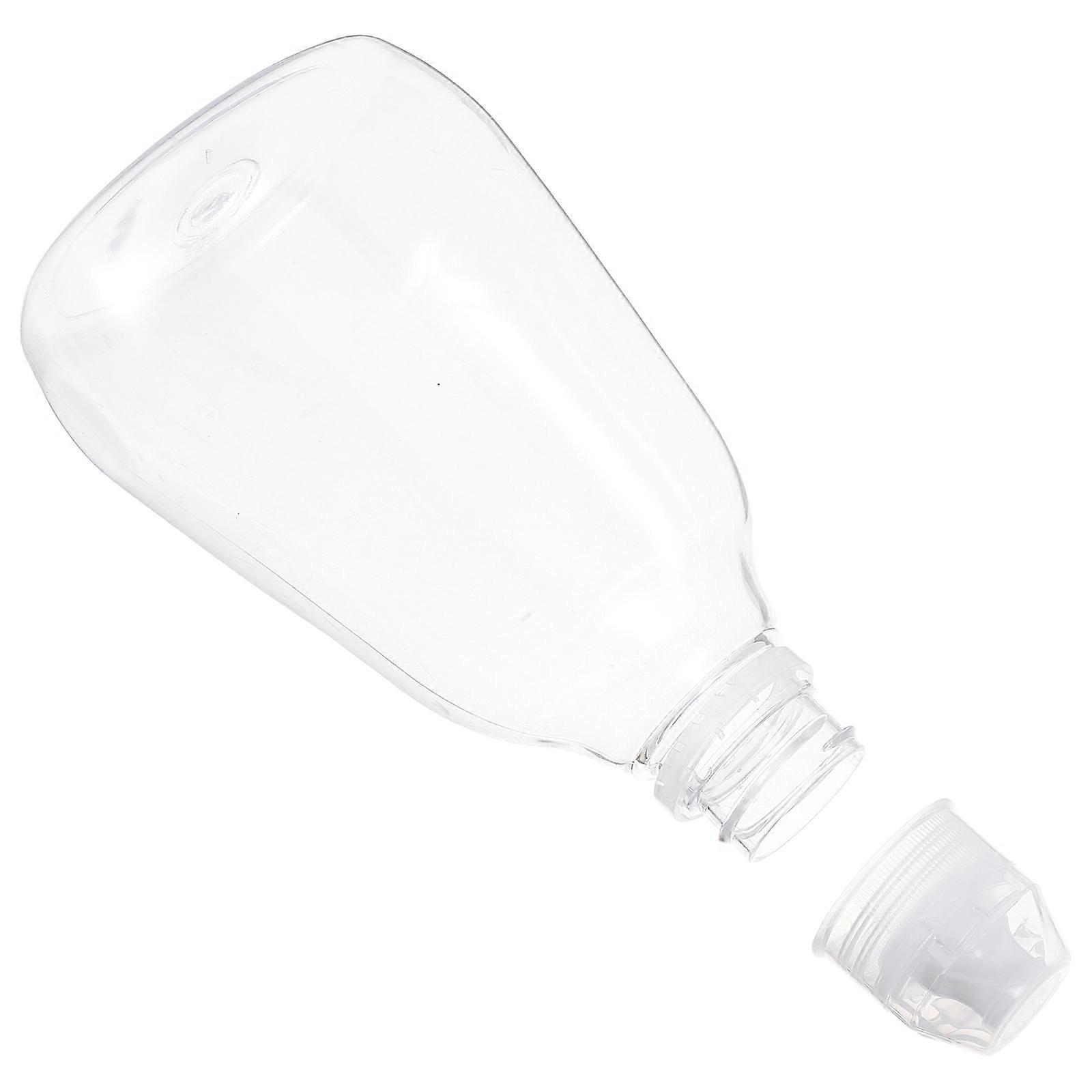 Squeezable Honey Bottle with Transparent Nozzle   Portable Condiment Dispenser for Sauces, Salad Dressings, BBQ, and Picnics