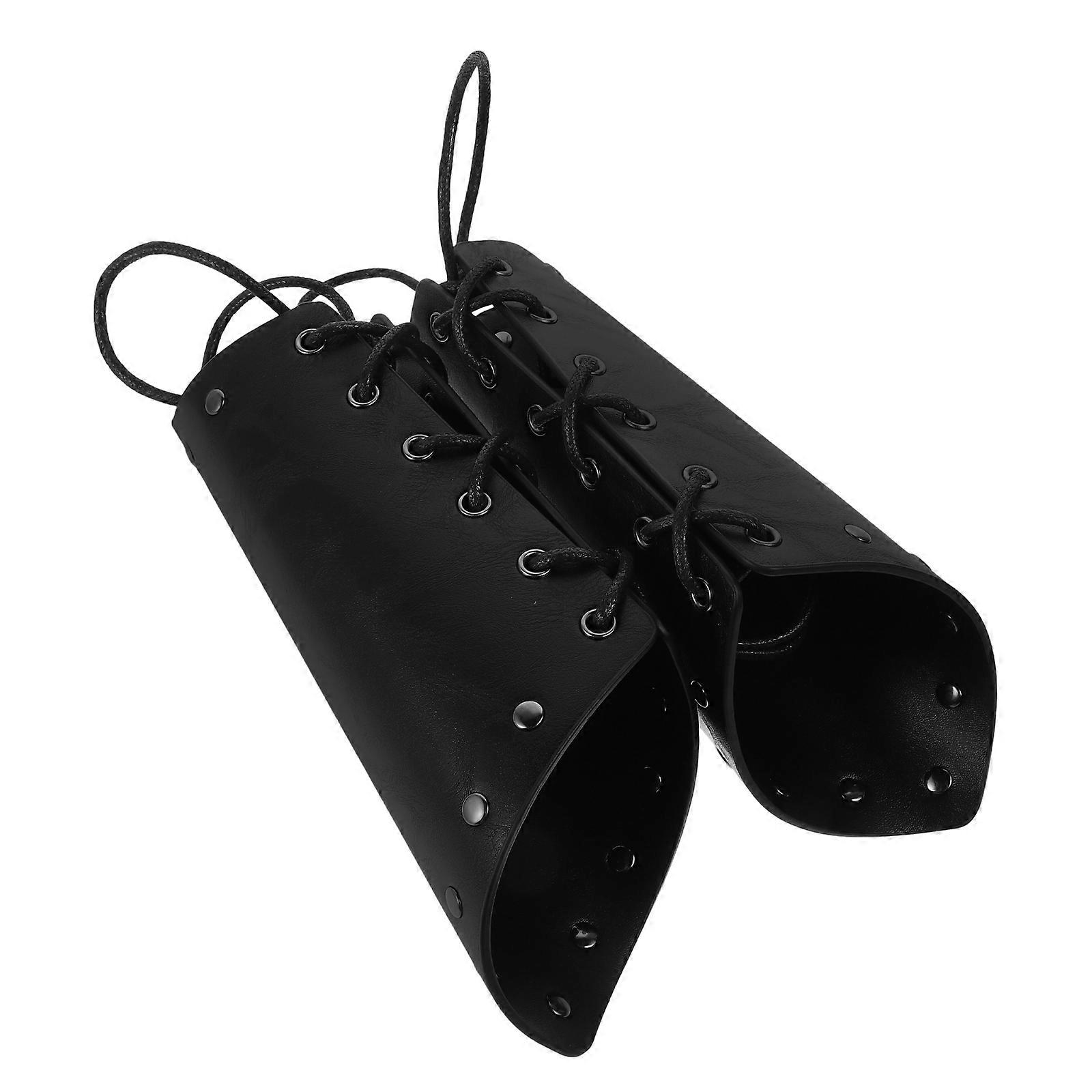 Here's a refined and professional product description for your **2pcs Adjustable Medieval Bracers**:
### **2pcs Adjustable Medieval Bracers for
