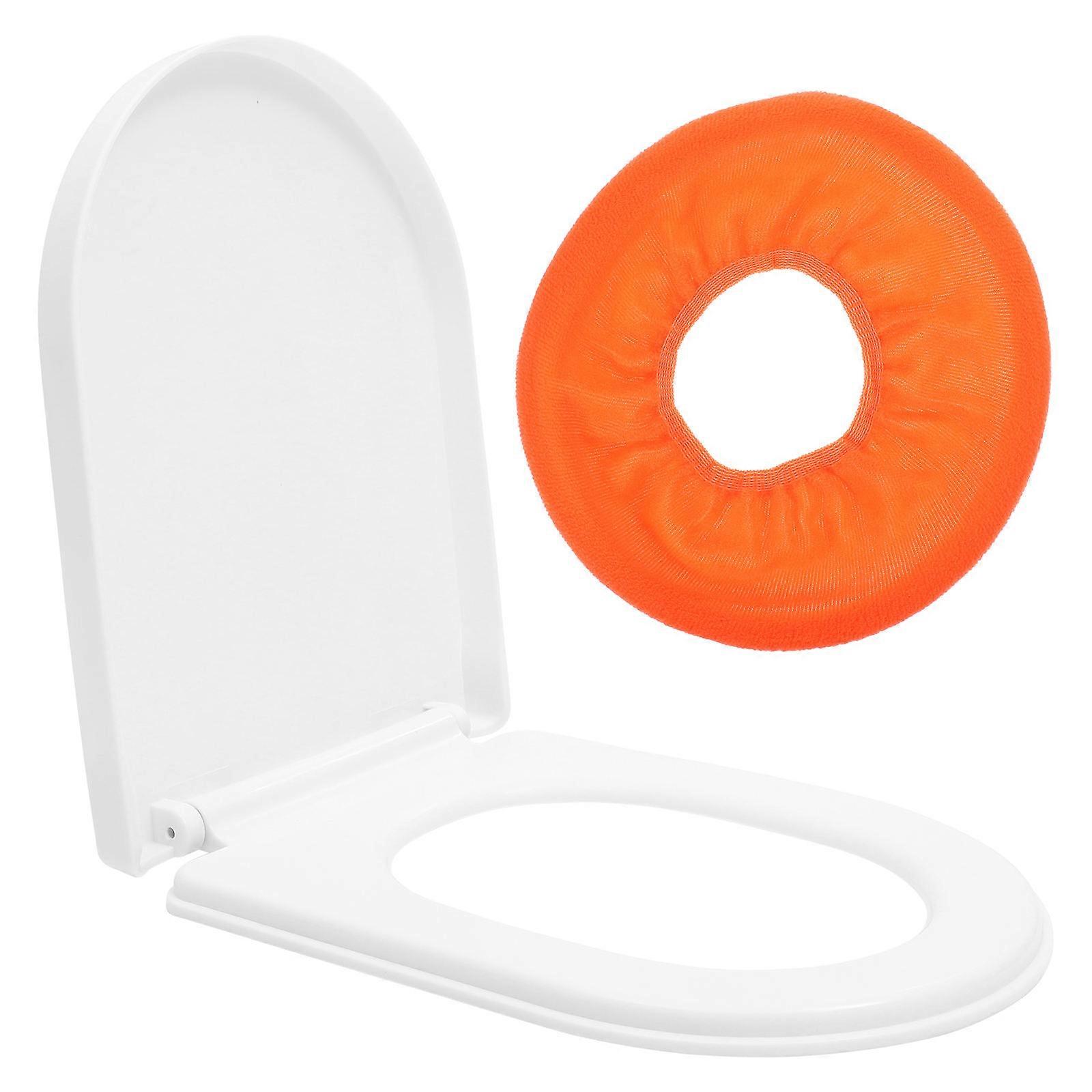 U Shaped Toilet Seat Cover with Stainless Steel Hinge Traditional PP Material Bathroom Toilet Lid for