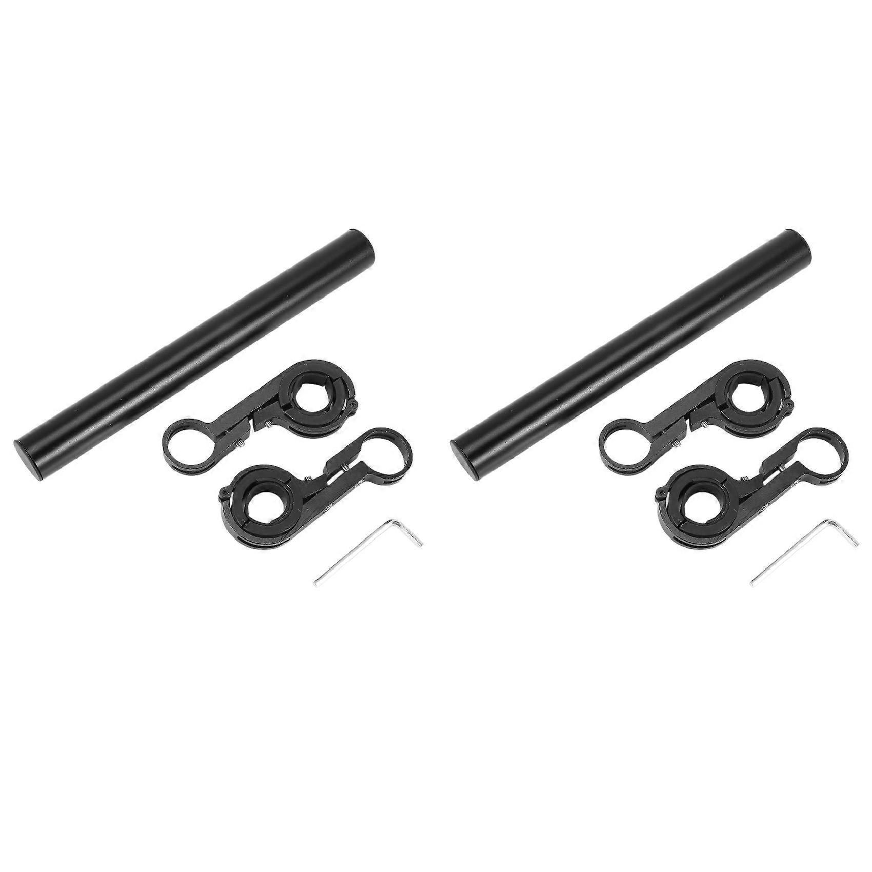 Handlebar Extension Mount Bicycle Bike Handle Bar Bracket Extender Holder（black）