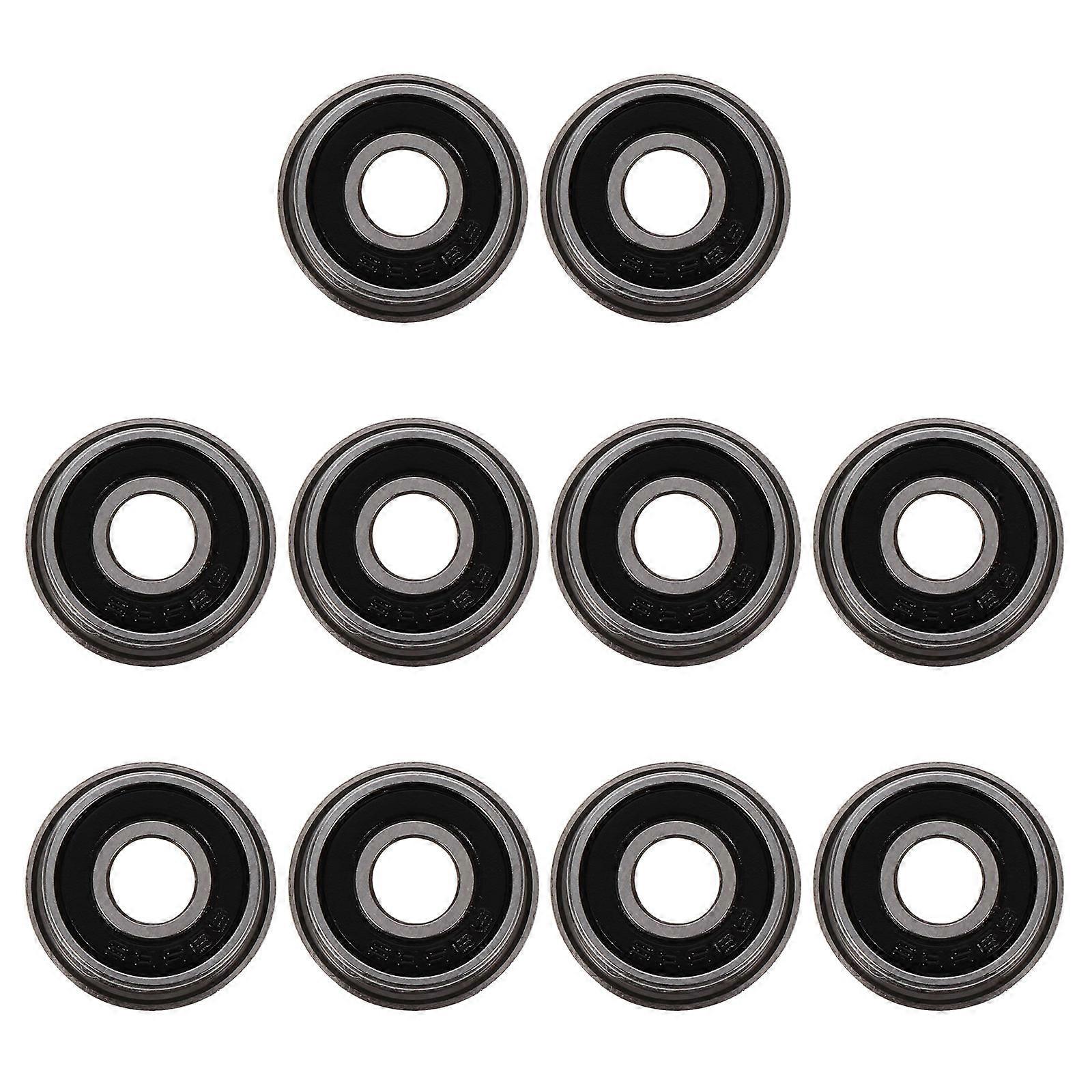 F695-2rs Ball Bearings 10Pcs Silver Low Medium Motor Pre-lubricated .50X1.50X0.40CM