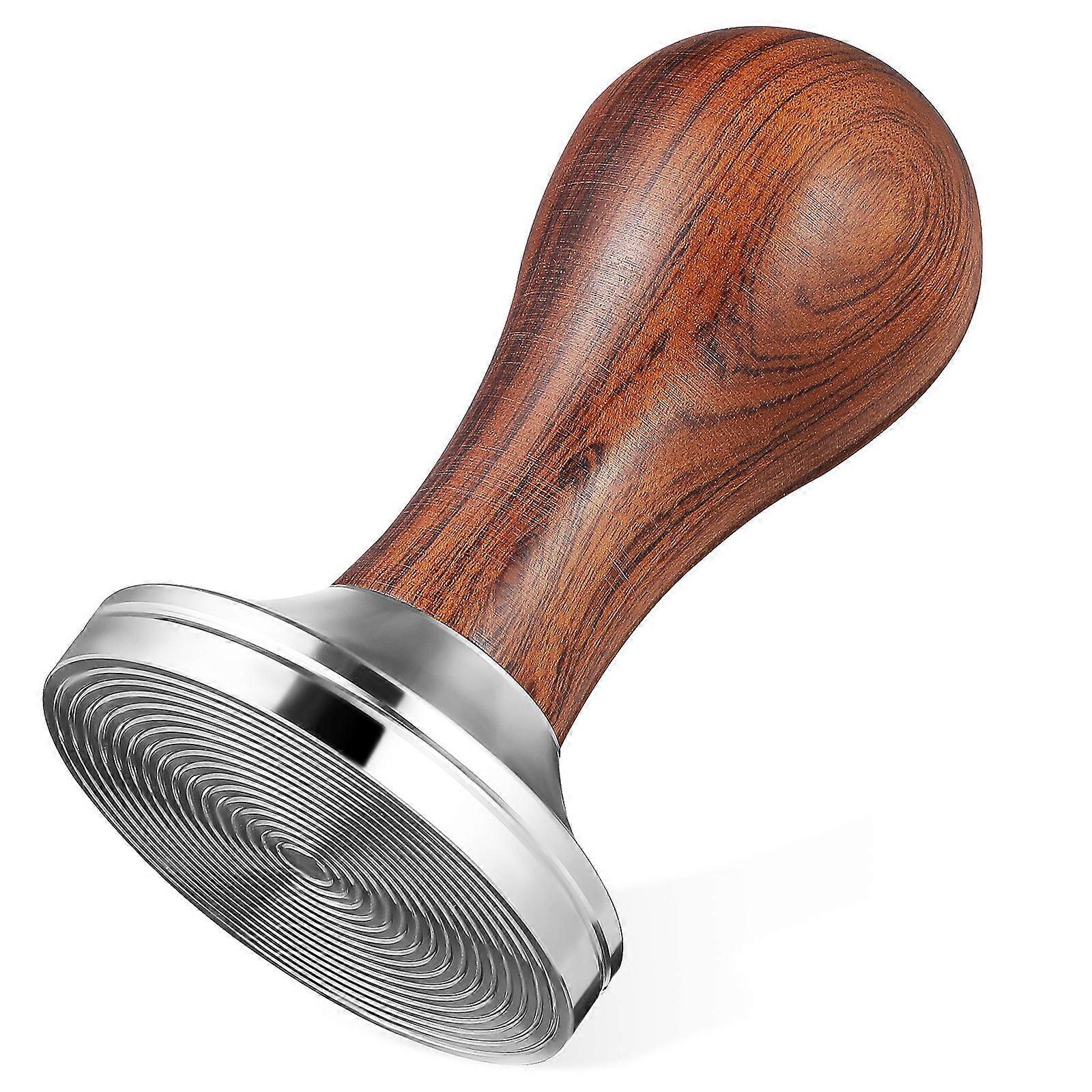 Metal Tamper Espresso Hand Tamper 53mm Cylindrical Shape Precise Tamping For Professional Use 1Set