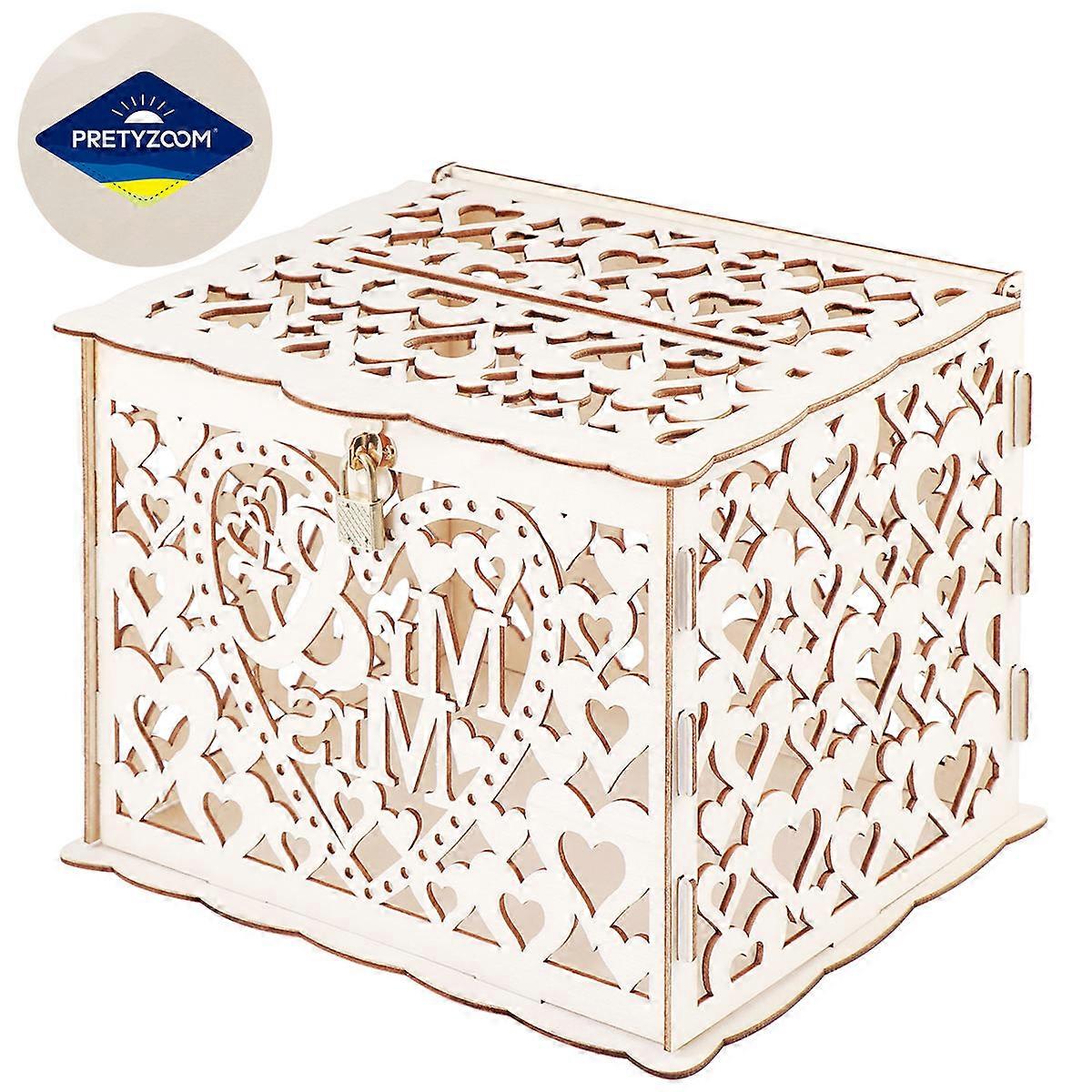 Bridal Proposal Wood Box Mr Mrs For Event Supplies Small Size Environmentally Friendly 1 Set