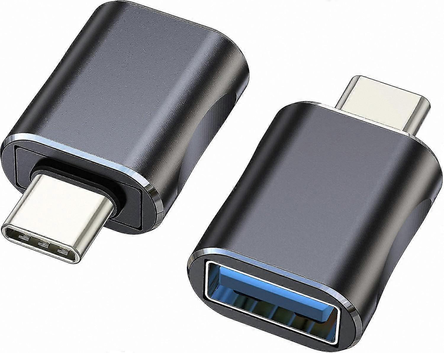 USB C to USB 3.0 Adapter, Aluminum Alloy Type-C Connector, Supports 5Gbps Data Transfer Speed, Compatible with MacBook Air and Other Devices