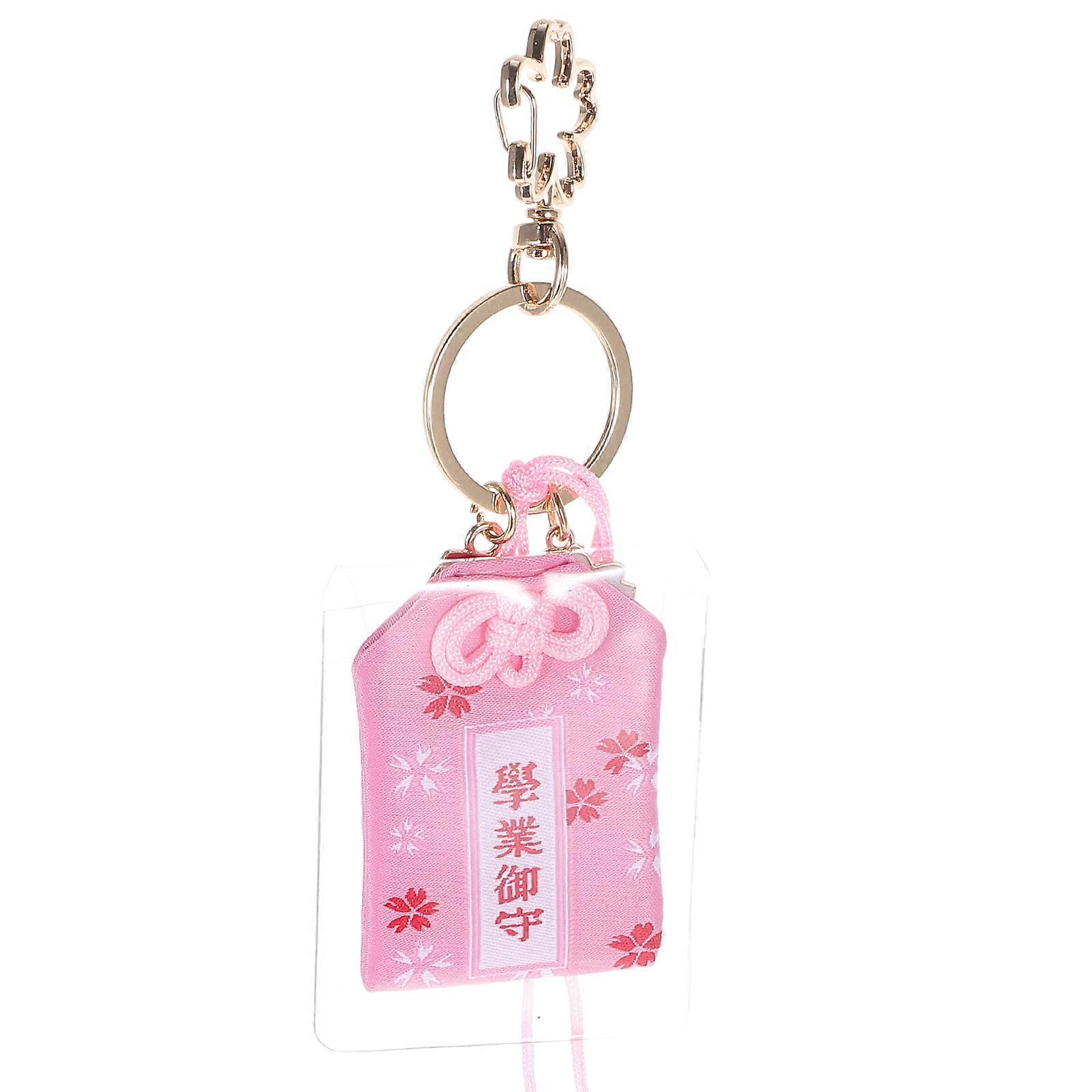 Japanese Keychain Cherry Blossoms Carp Keychain Luck Charm Key Ring